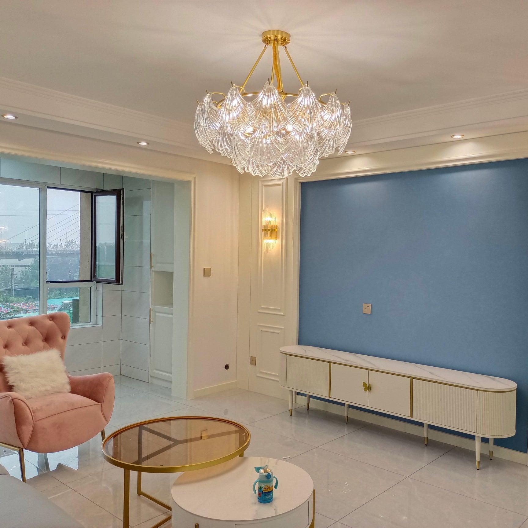Ribbed Shell Ceiling Fixture Ceiling Light