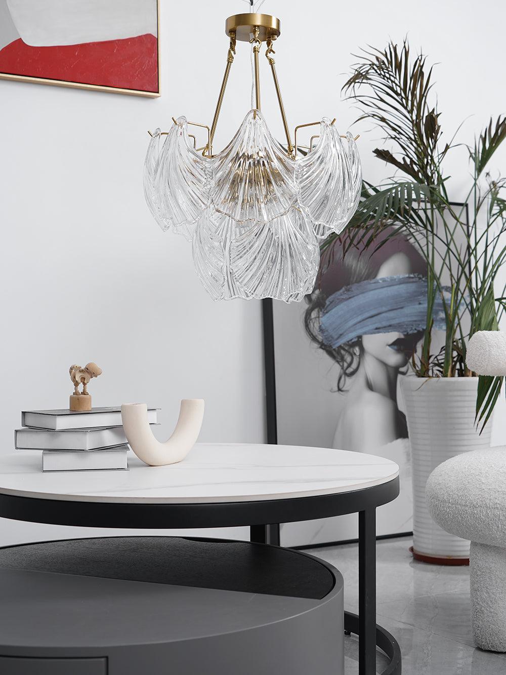 Ribbed Shell Ceiling Fixture Ceiling Light