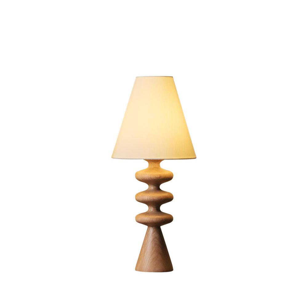 Ripple Wood Table Lamp 8.7