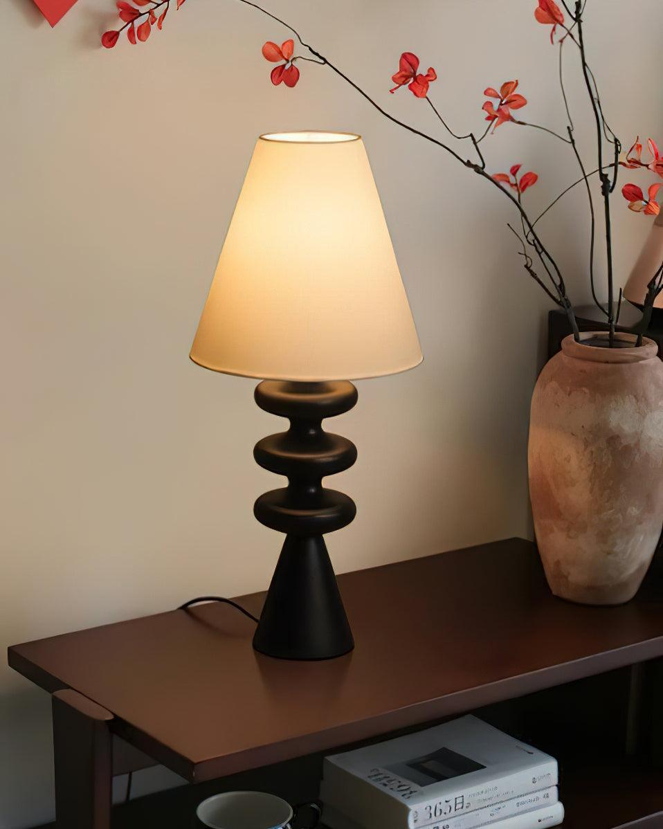 Ripple Wood Table Lamp 8.7