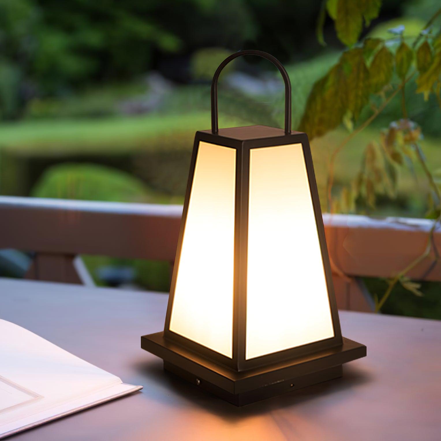 Acrylic Roam Lantern Garden Lamp, Bedside Table Lamp, detail 3