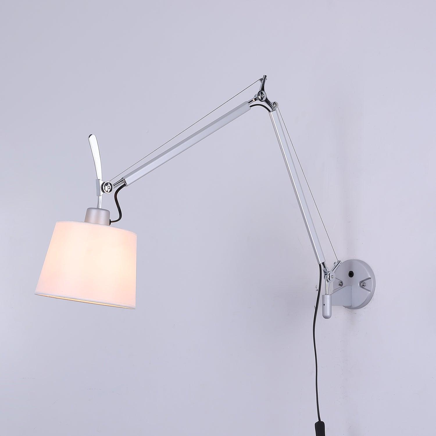 Rocker Contemporary Design Wall Light - ∅ 7.9″ x H 9.4″ Metal, Hardwired Wall Sconce, detail 17