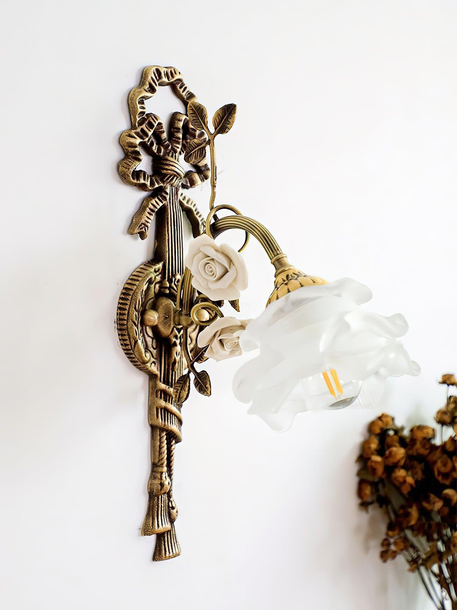 Rosalie Floral Wall Sconce 9.8