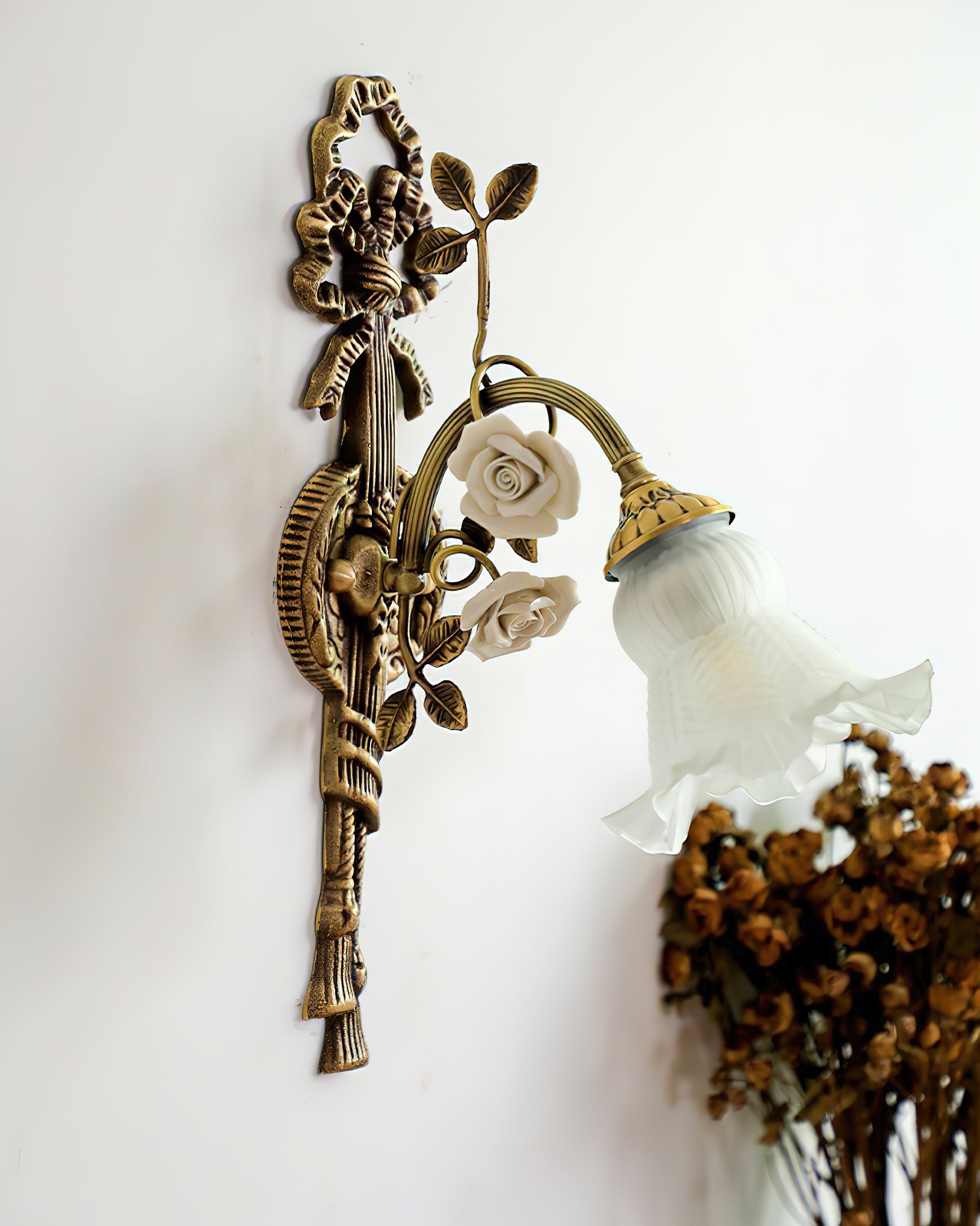 Rosalie Floral Wall Sconce 9.8