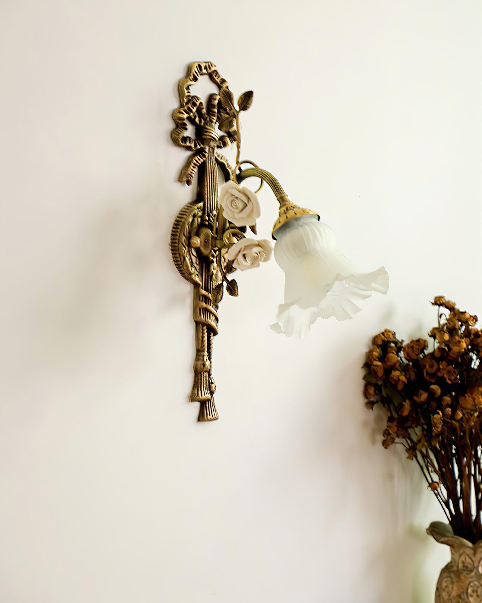 Rosalie Floral Wall Sconce 9.8