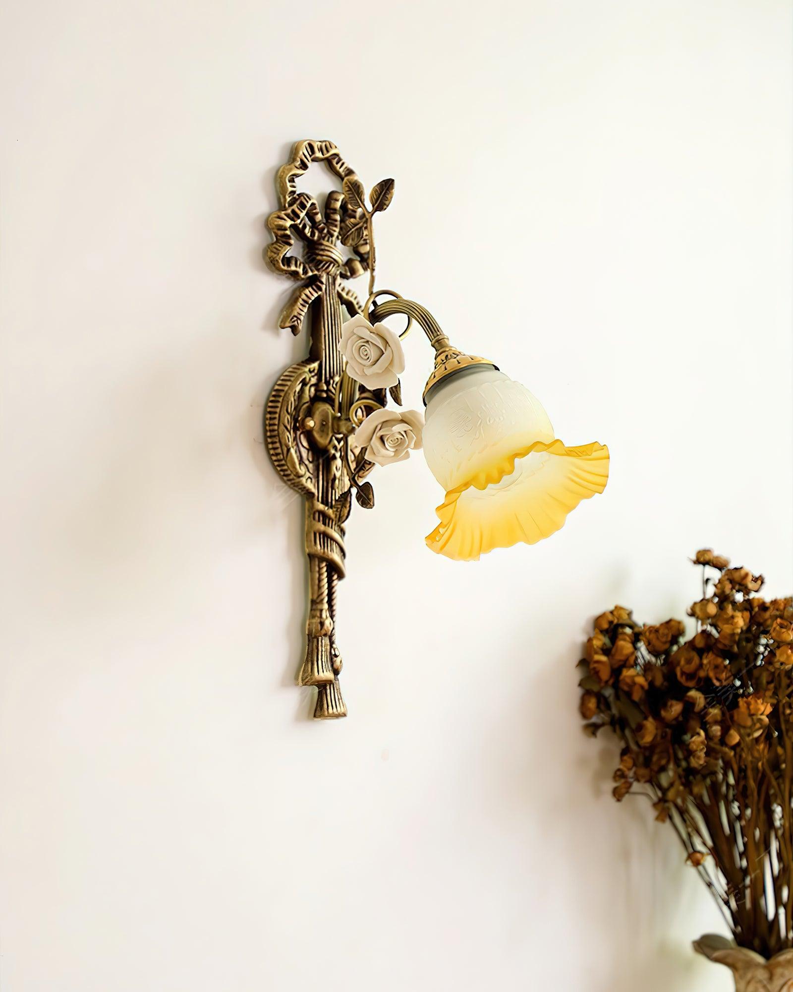 Rosalie Floral Wall Sconce 9.8