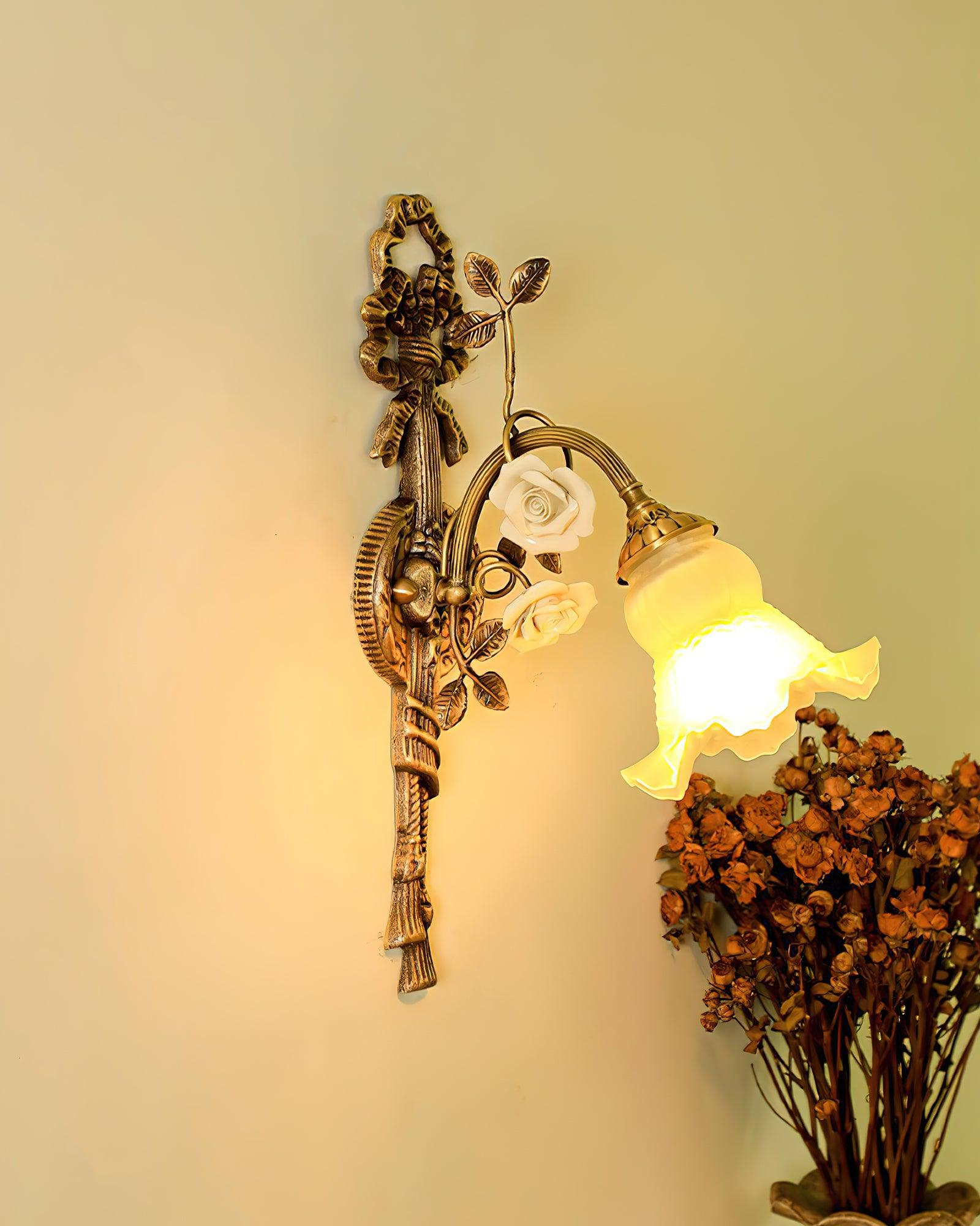 Rosalie Floral Wall Sconce 9.8