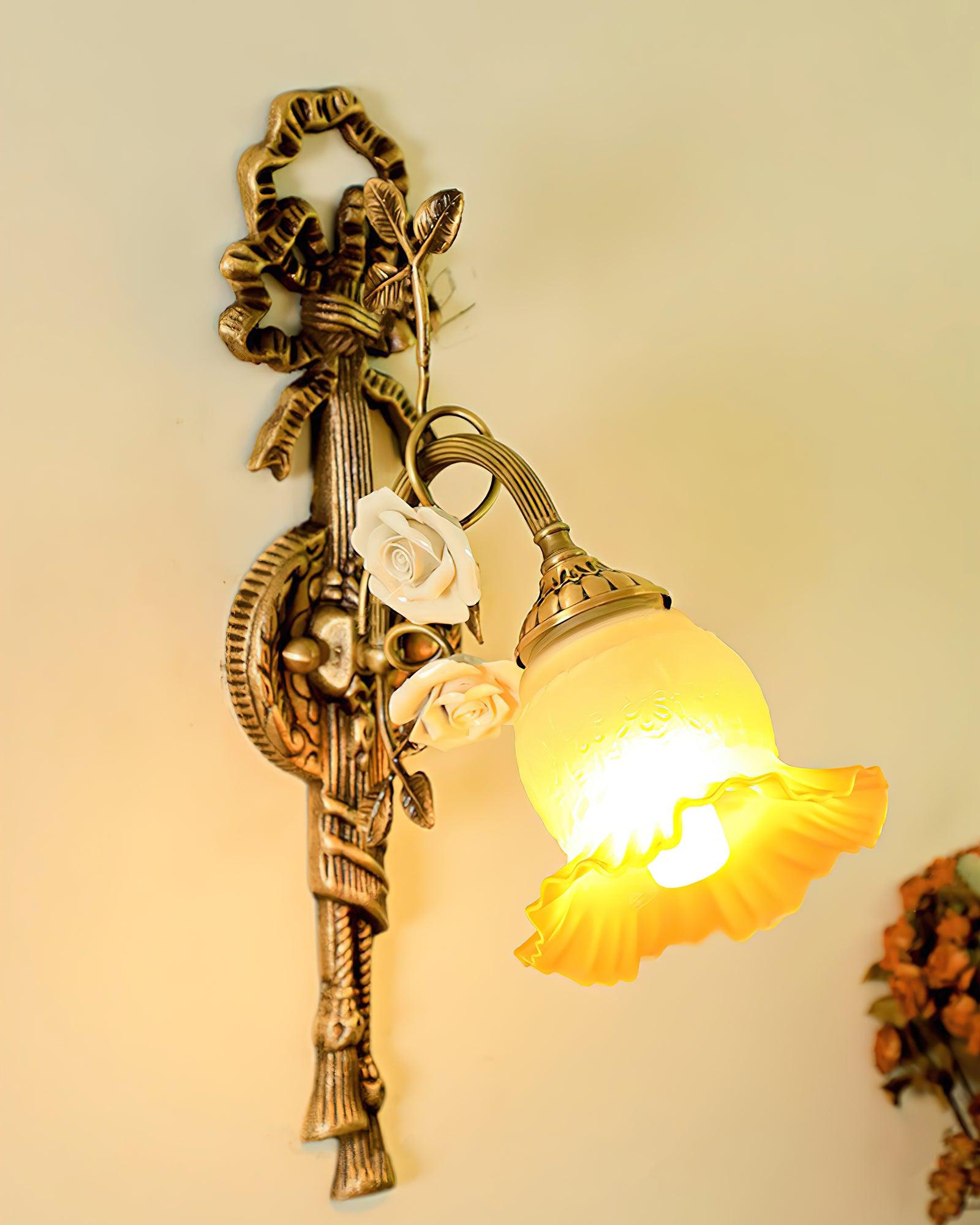 Rosalie Floral Wall Sconce 9.8