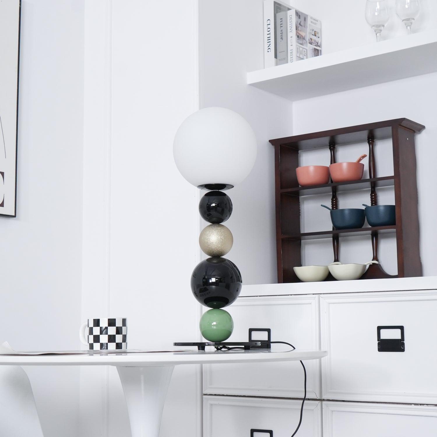 Round Balls Stacking Table Lamp 7.9