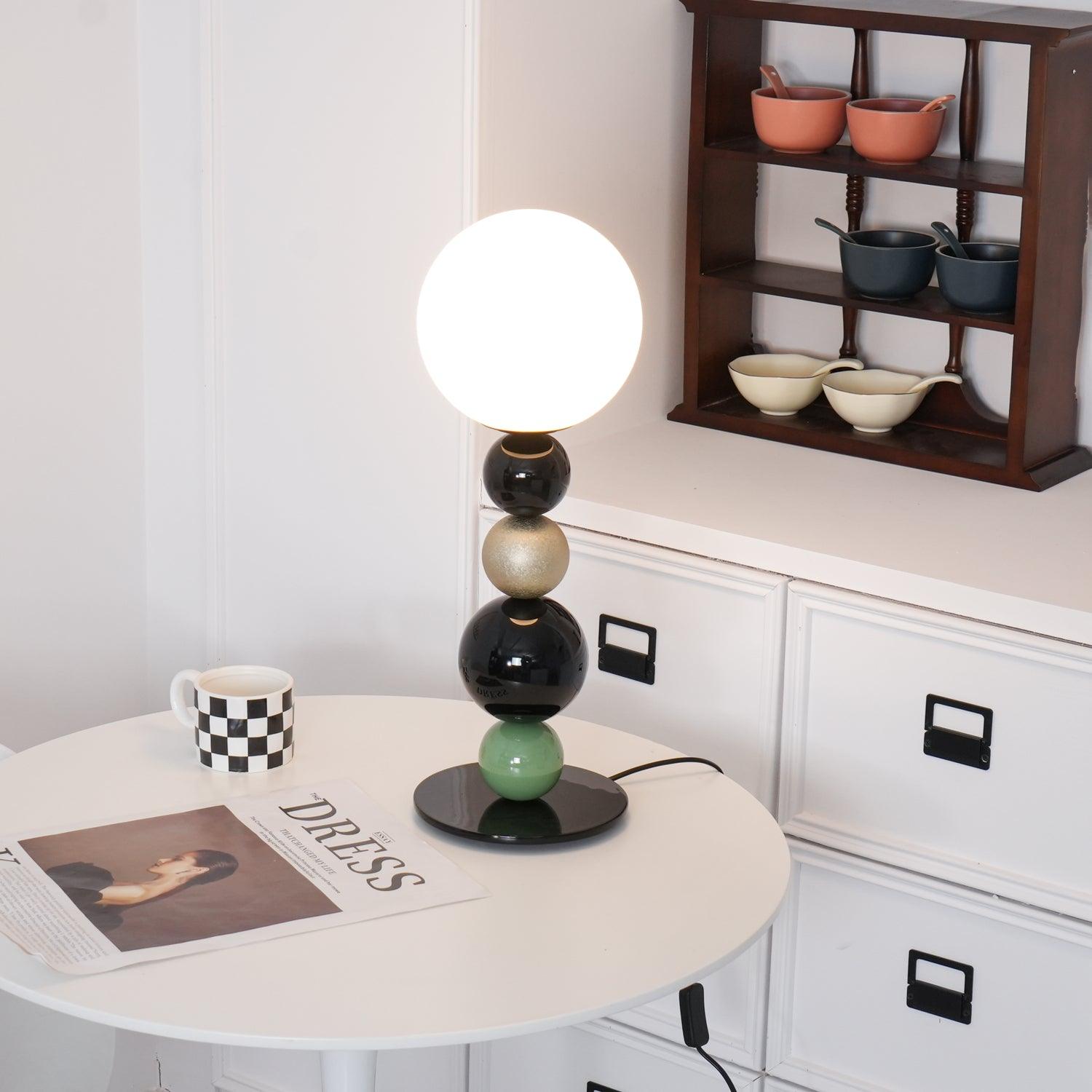 Round Balls Stacking Table Lamp 7.9