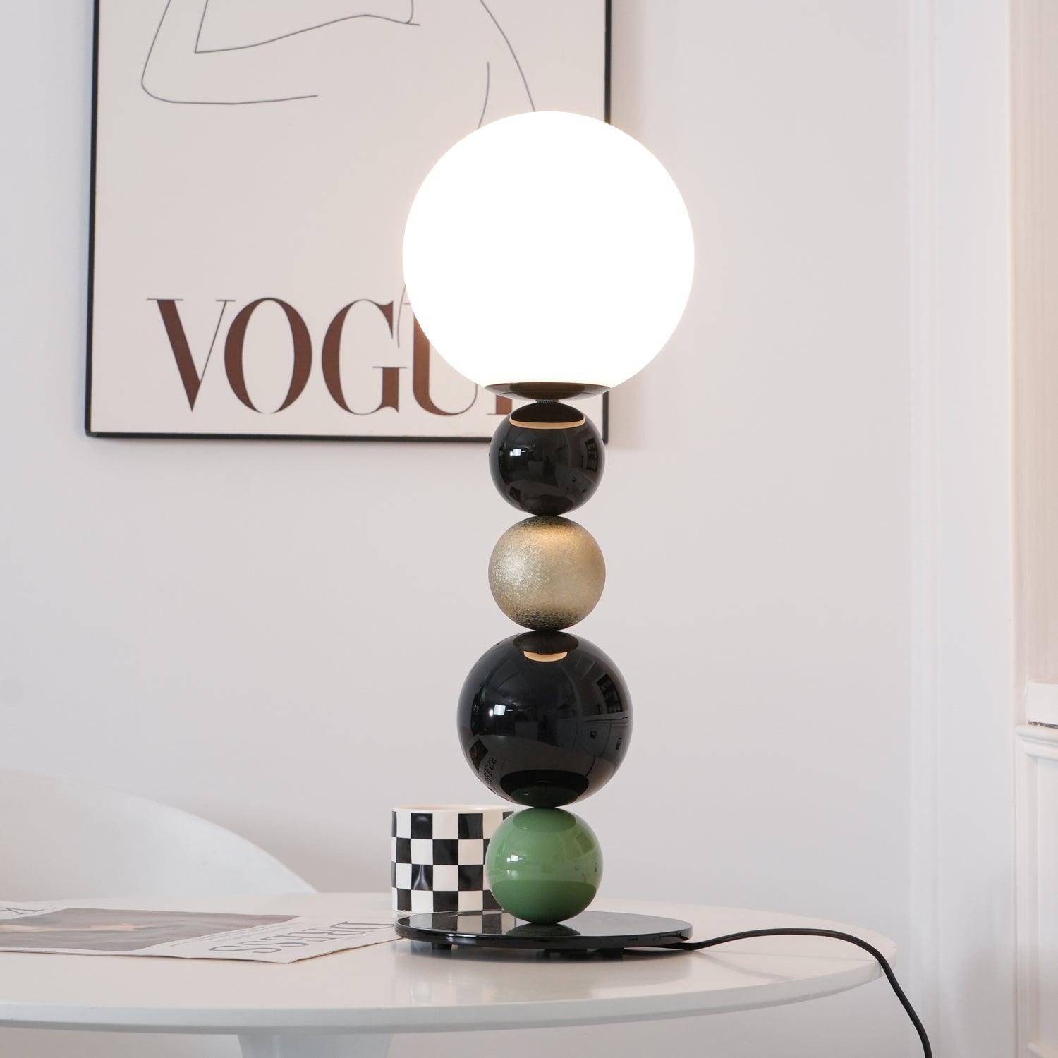 Round Balls Stacking Table Lamp 7.9