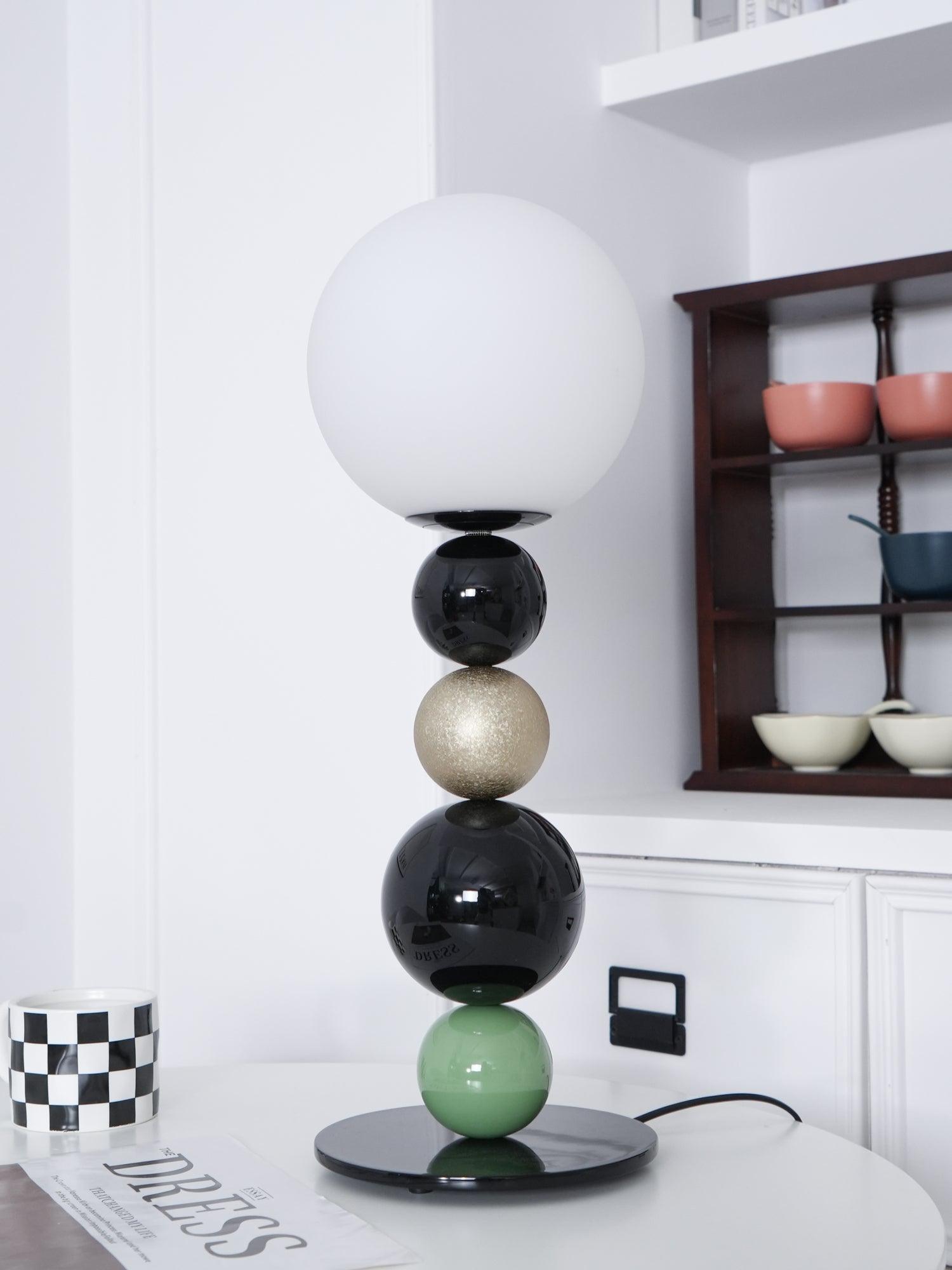 Round Balls Stacking Table Lamp 7.9