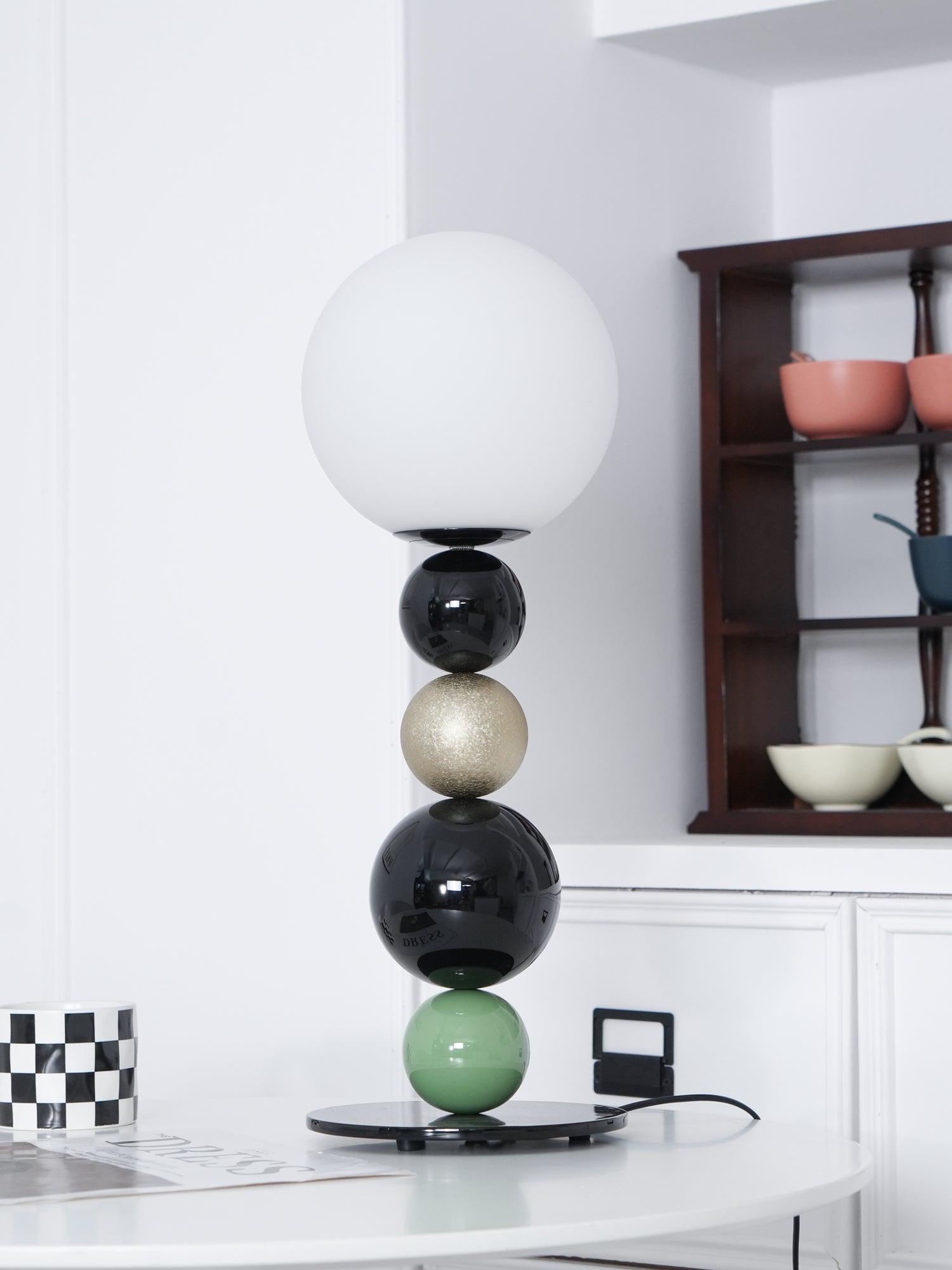 Round Balls Stacking Table Lamp 7.9