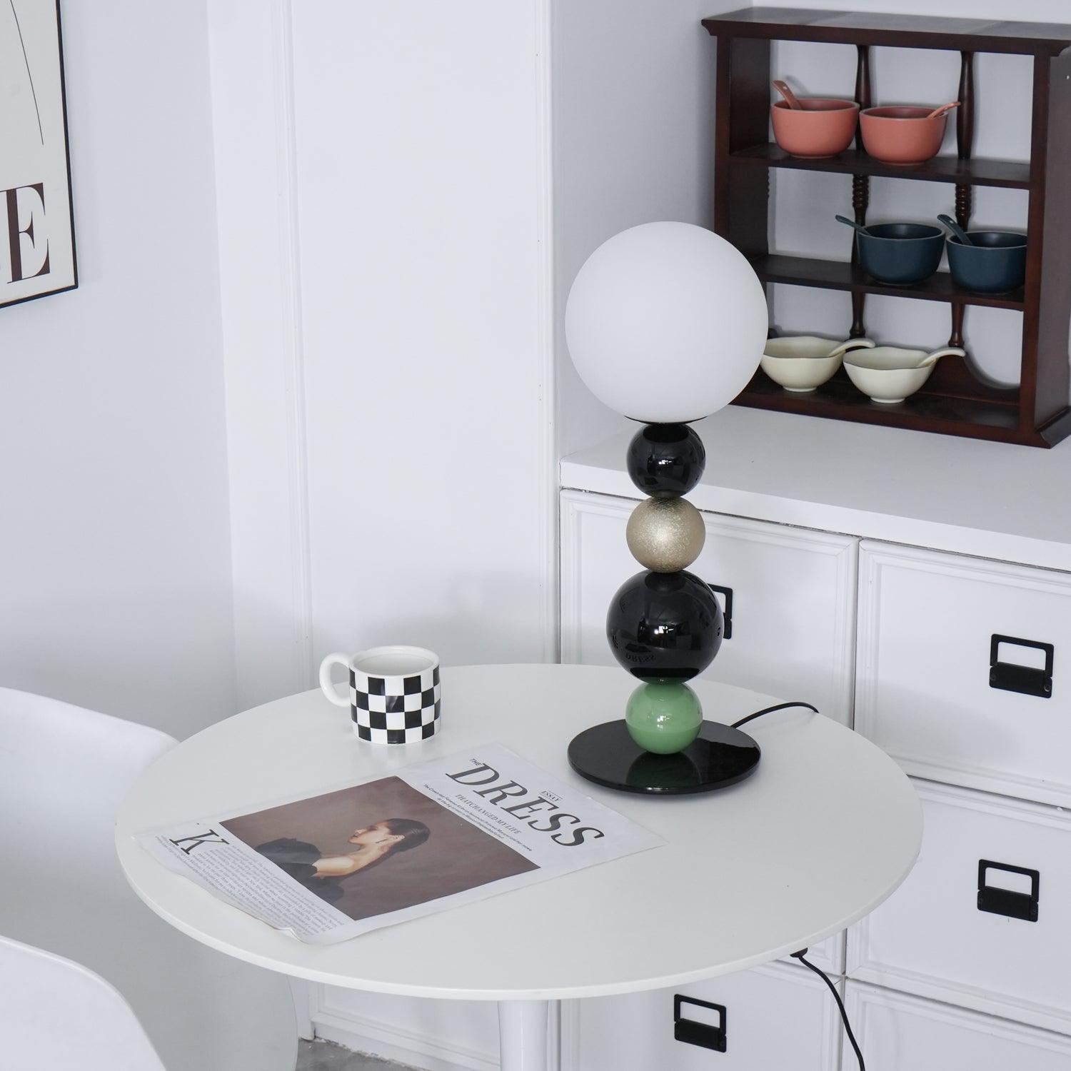 Round Balls Stacking Table Lamp 7.9