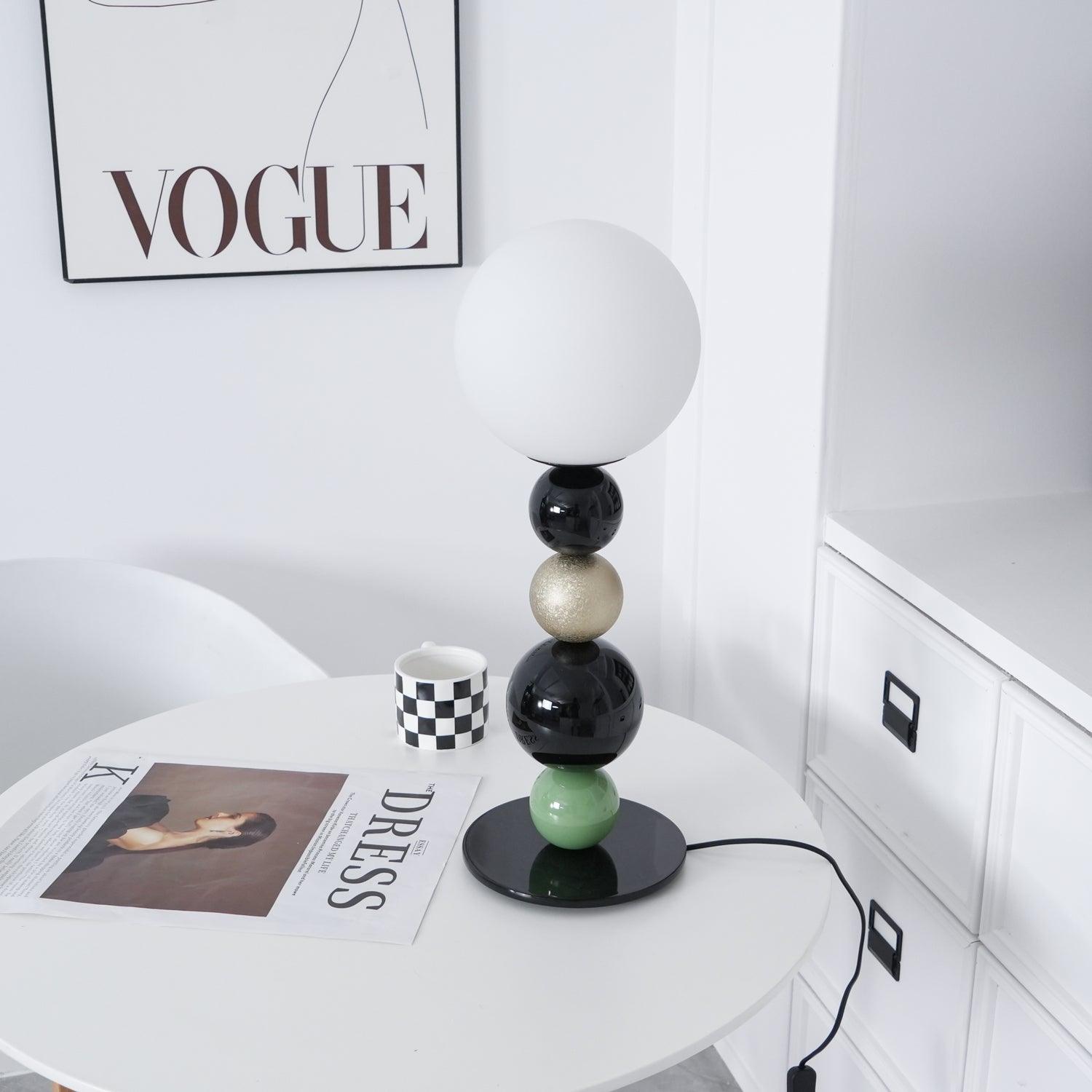 Round Balls Stacking Table Lamp 7.9