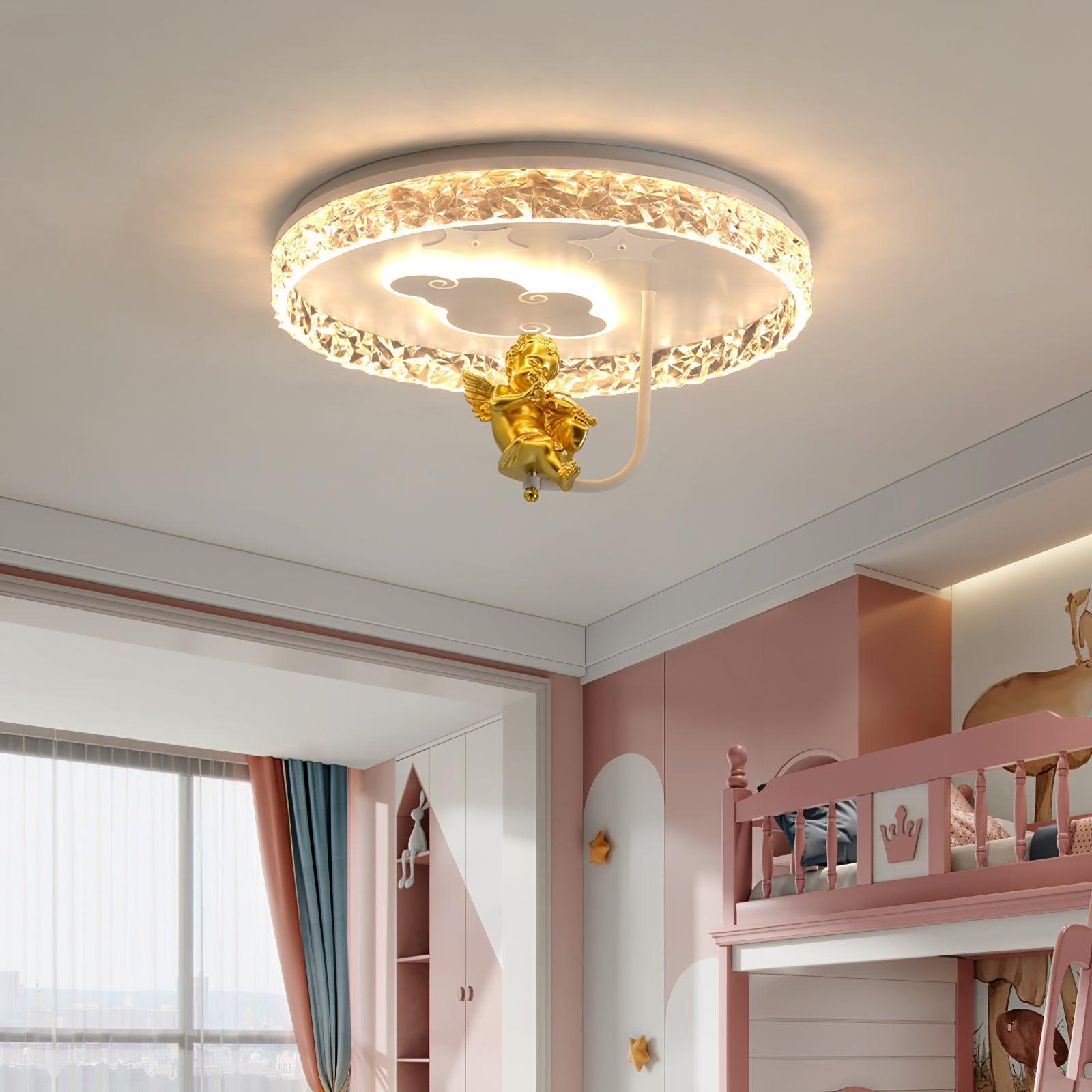 Round Carousel Children's Ceiling Light