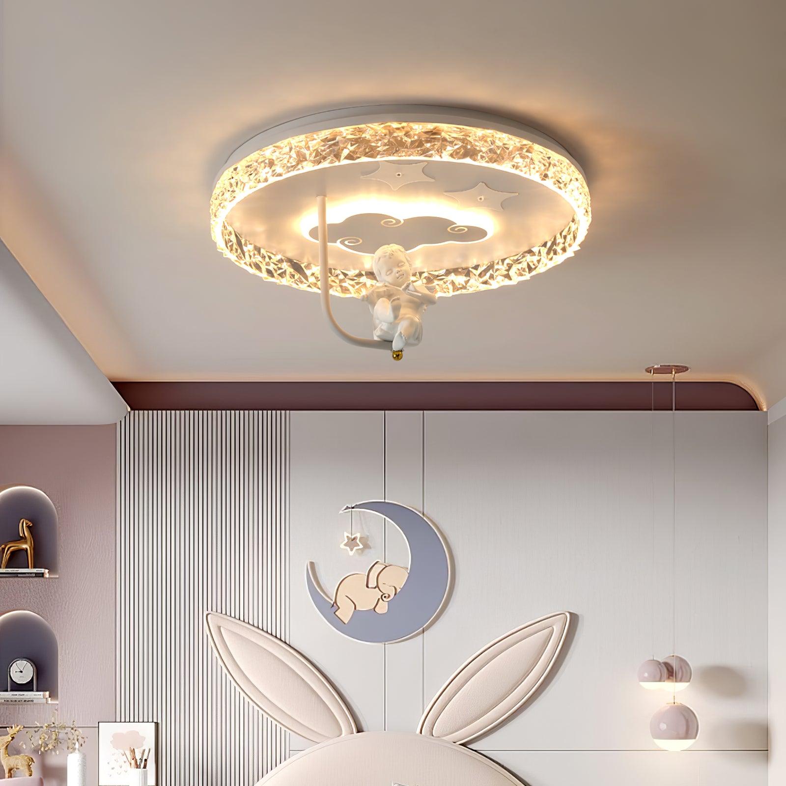 Round Carousel Children's Ceiling Light