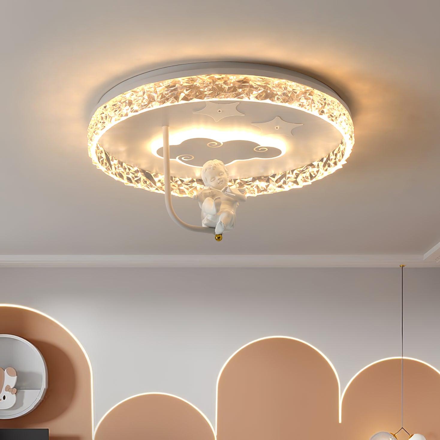 Round Carousel Children's Ceiling Light