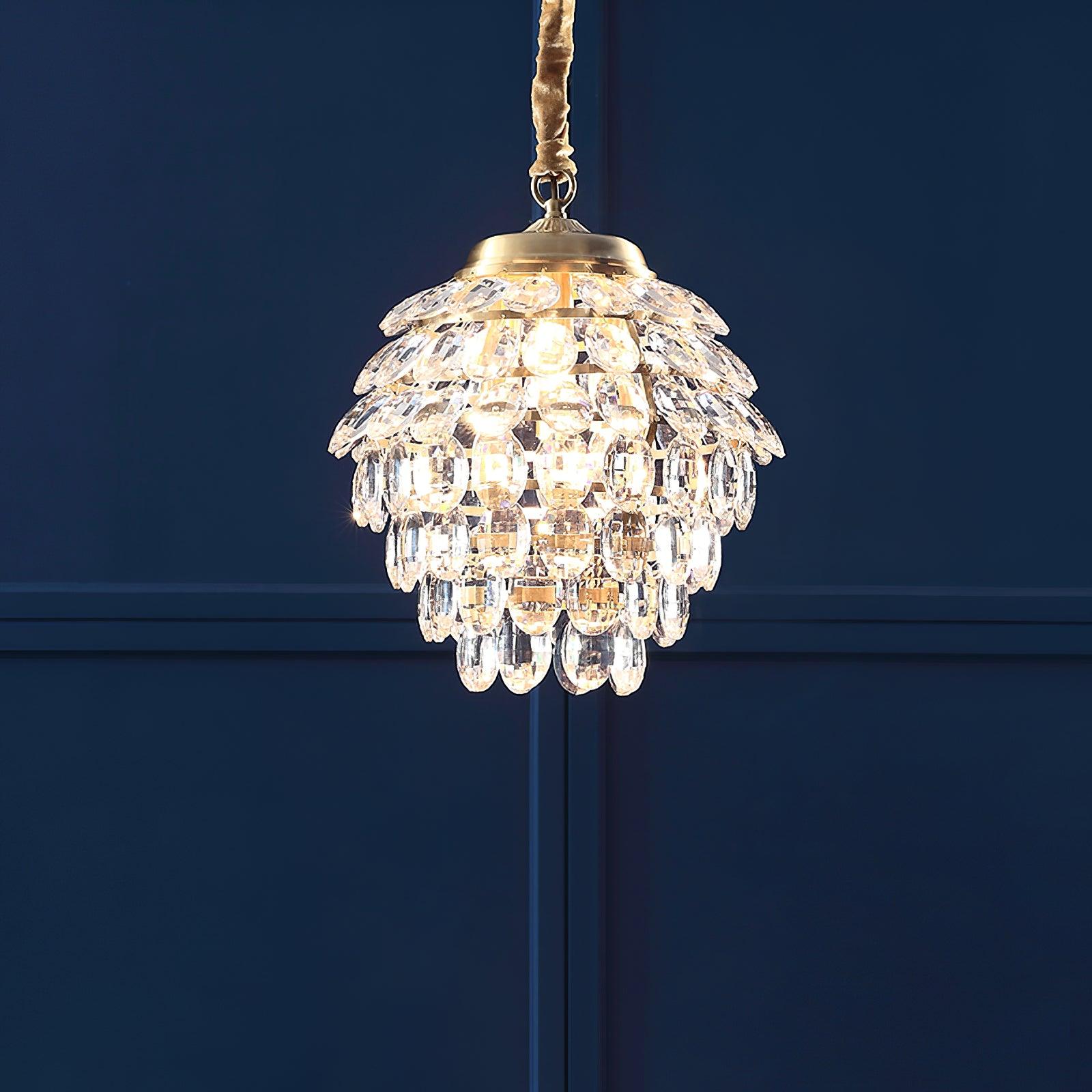 Roxanne Crystal Ceiling Light Fitting detail view 7