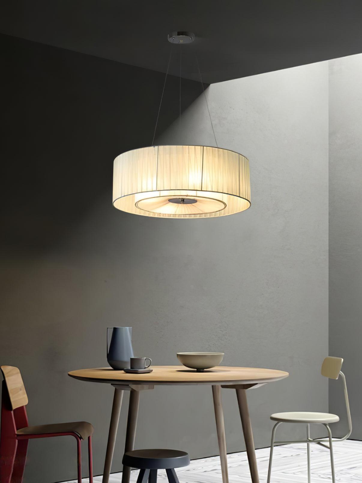 Ruffle Pleated Ceiling Light Fitting Pendant Lamp detail view 15