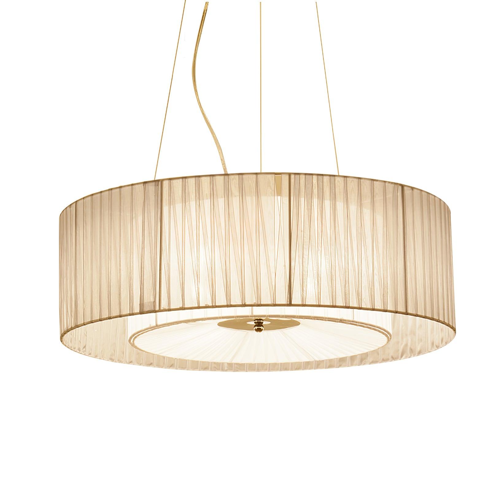Ruffle Pleated Ceiling Light Fitting Pendant Lamp detail view 20