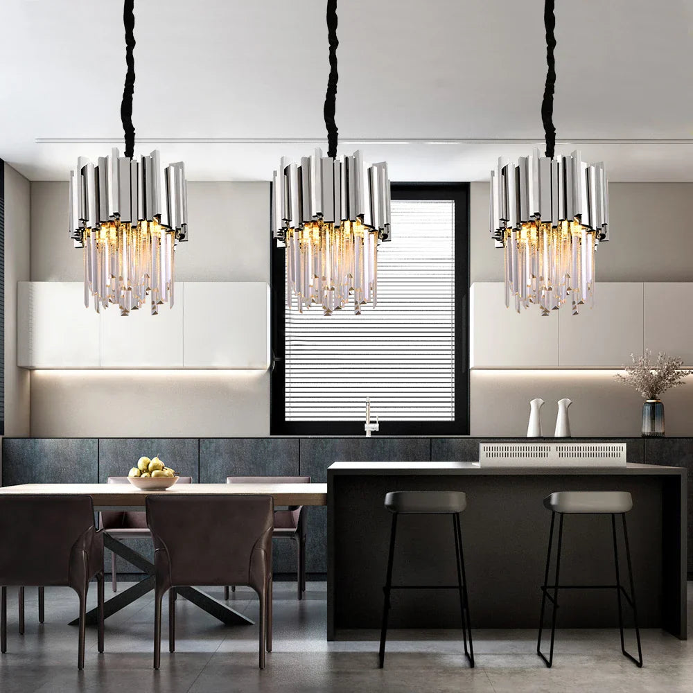 Gio Crystal Kitchen Light Fixture Chandelier