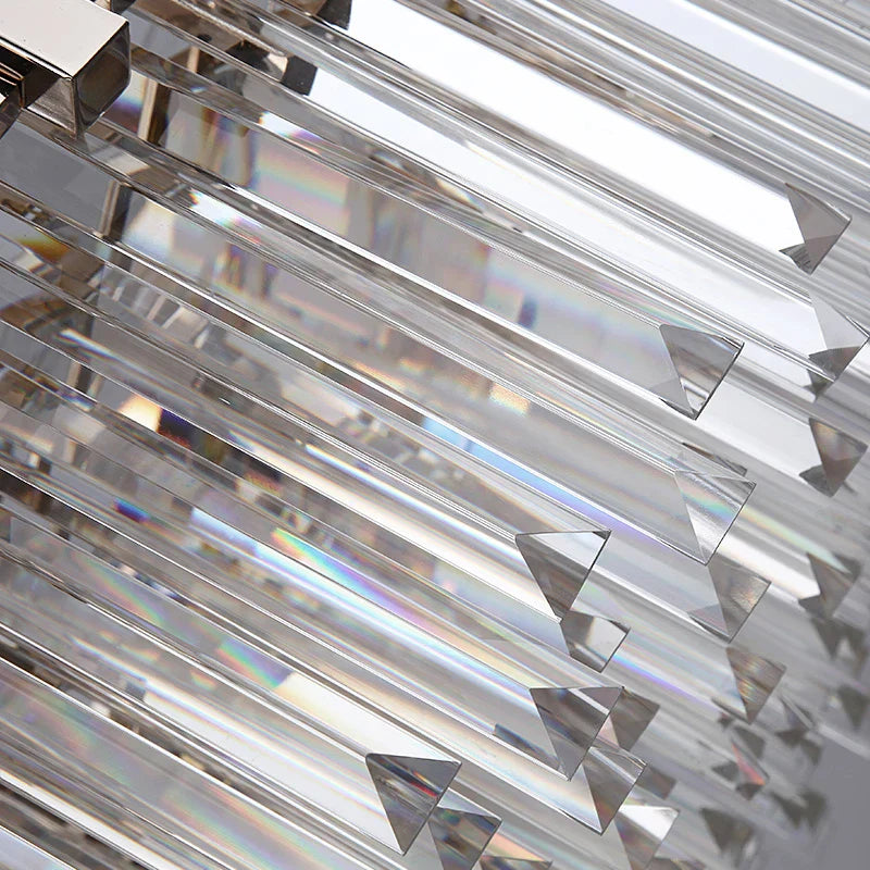 Gio Stainless Steel & Crystal Modern Chandelier