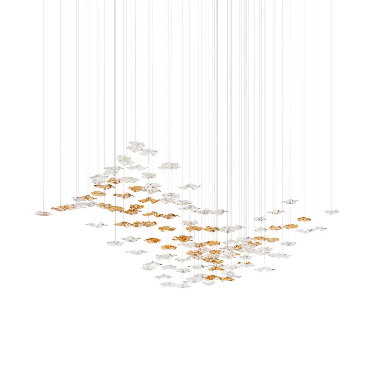 Tidal Art Glass Ceiling Light