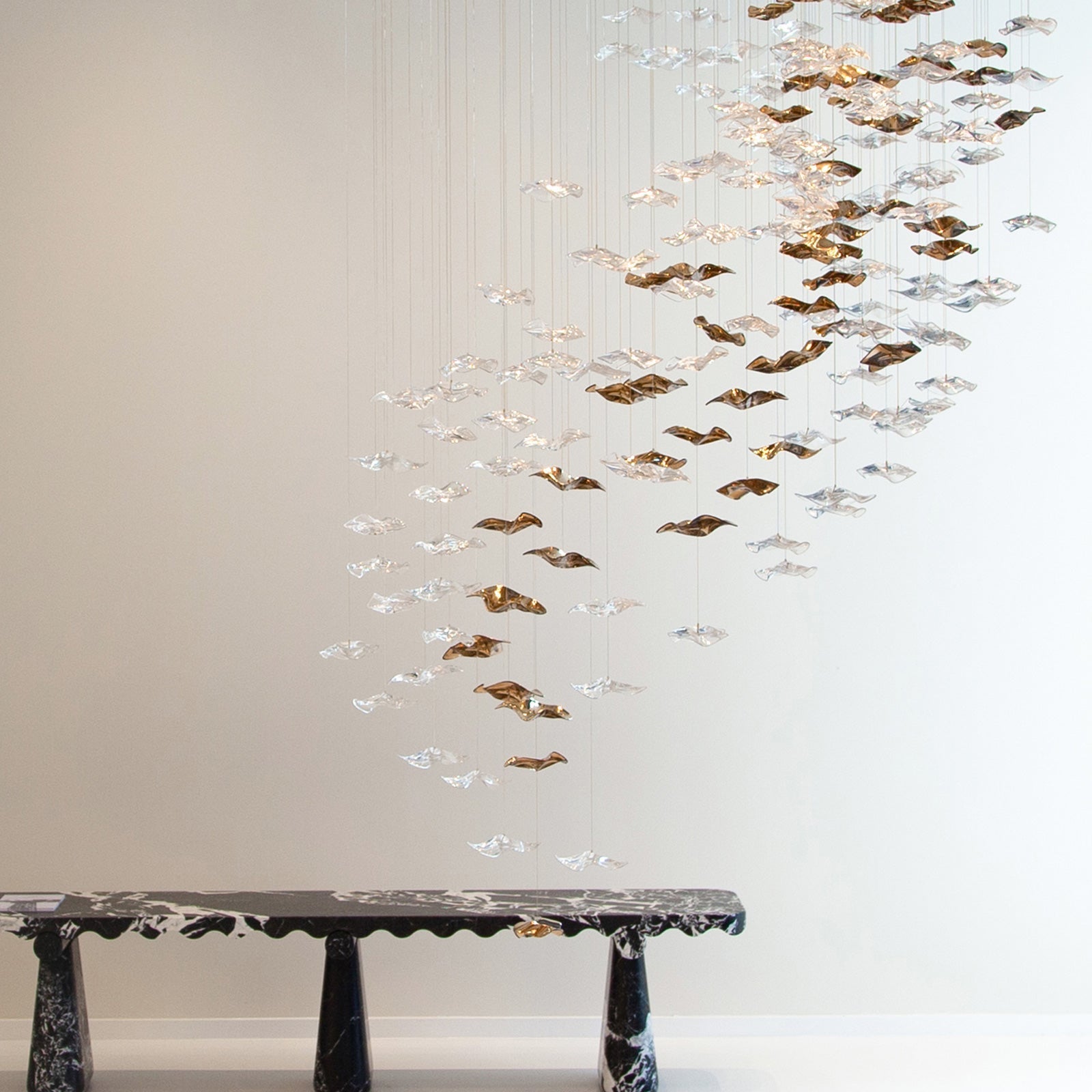 Tidal Art Glass Ceiling Light
