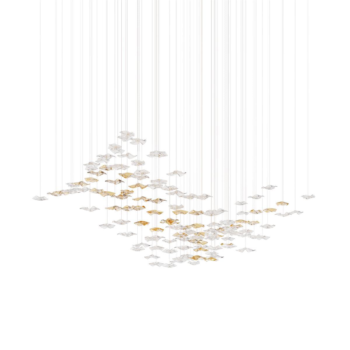 Tidal Art Glass Ceiling Light