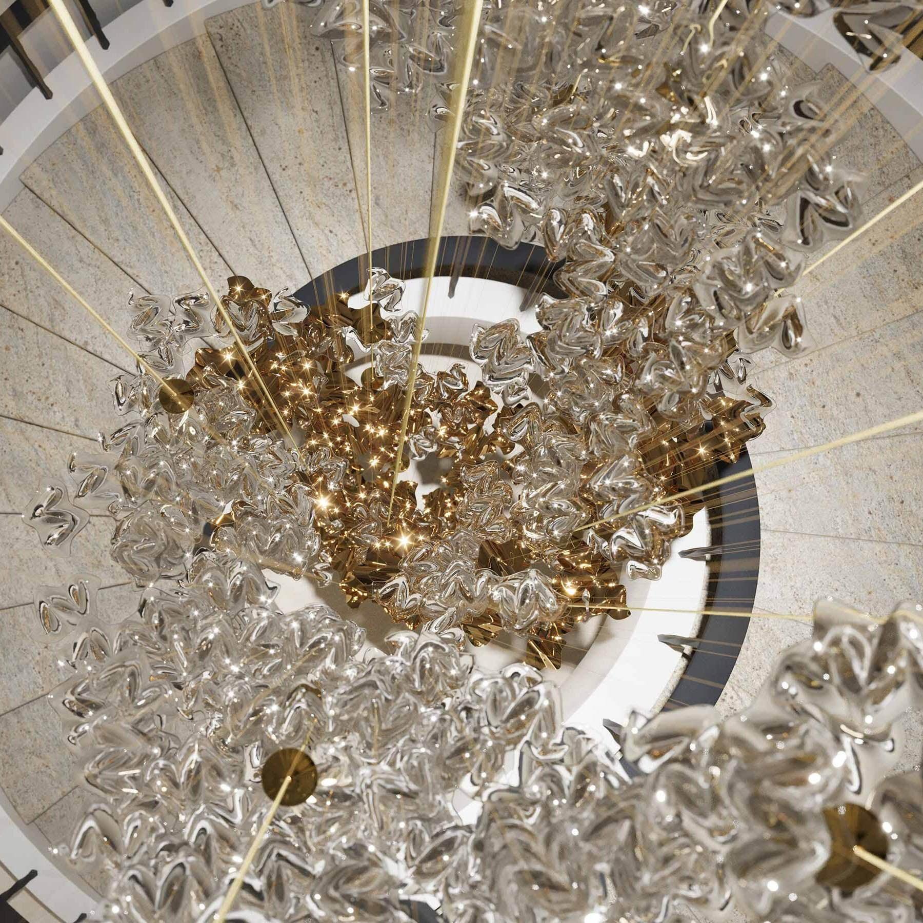 DIY Sand Sea Chandelier