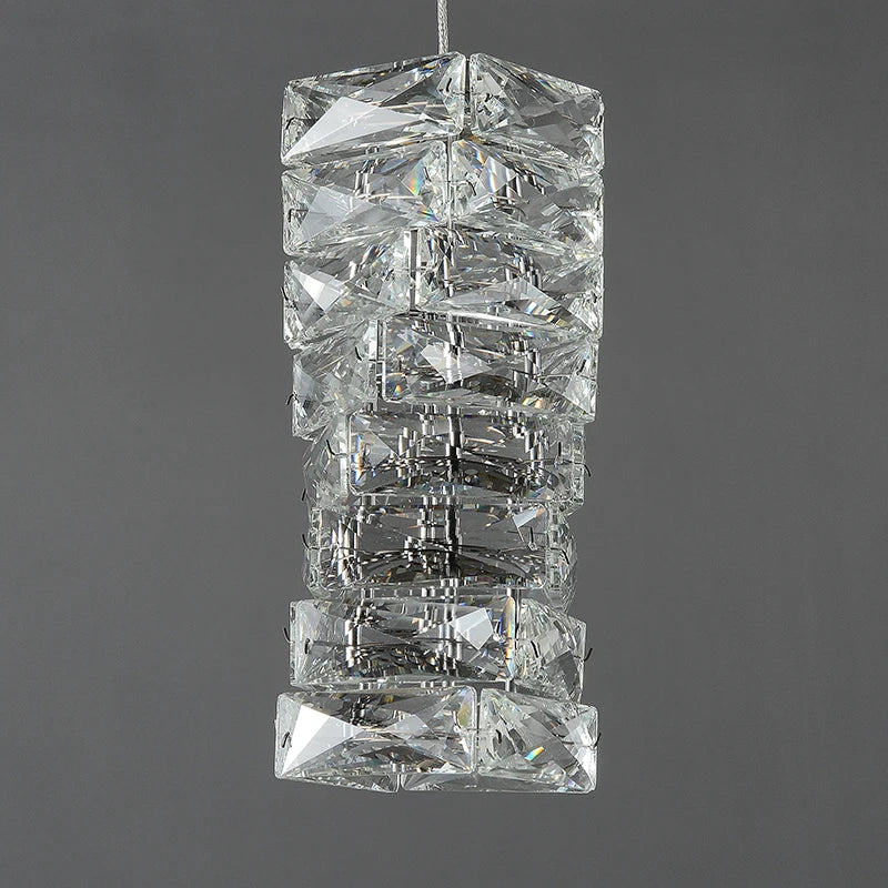Bacci Crystal Light Fixture Chandelier