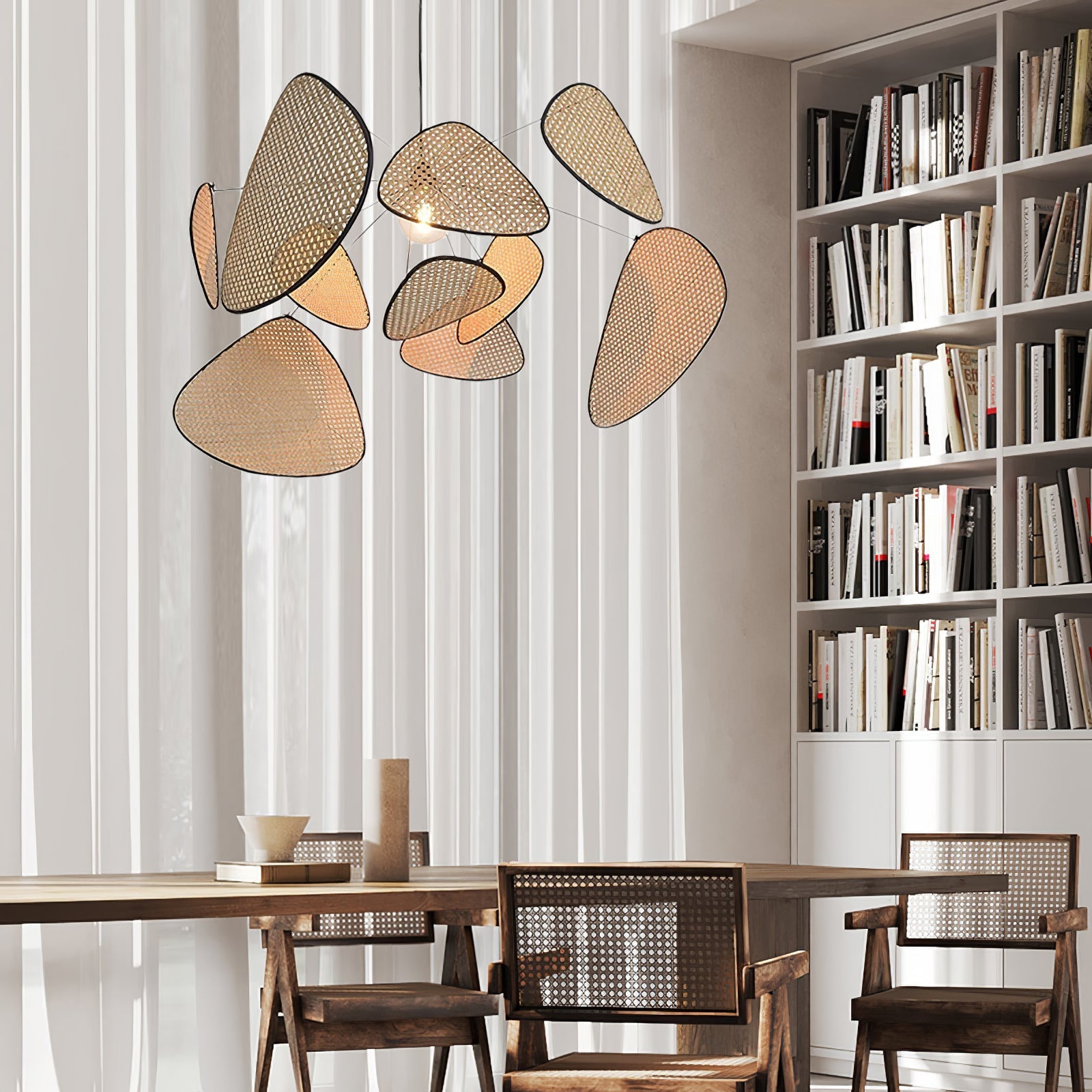 Screen Cannage Swag Light Chandelier