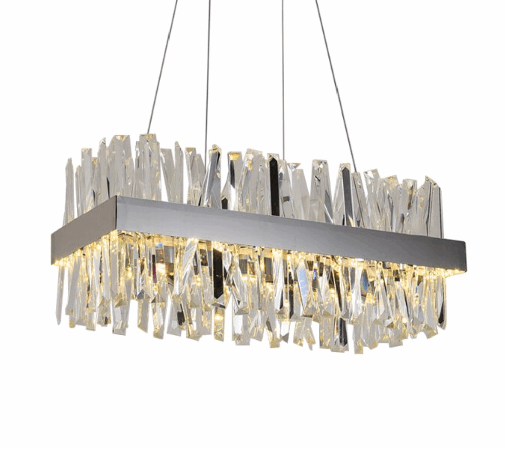 Calvi Crystal Dining Room Light Fixture Chandelier
