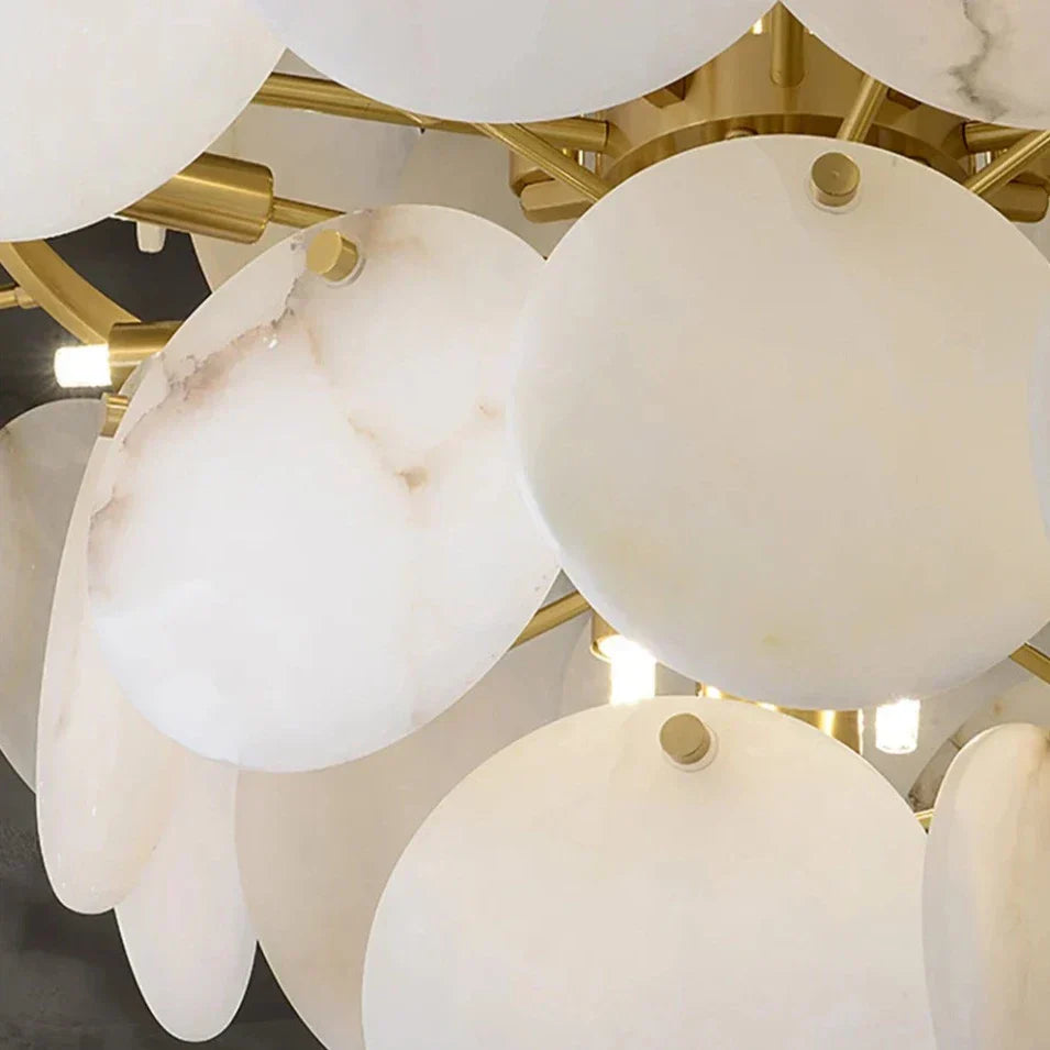 Natural Marble Modern Chandelier