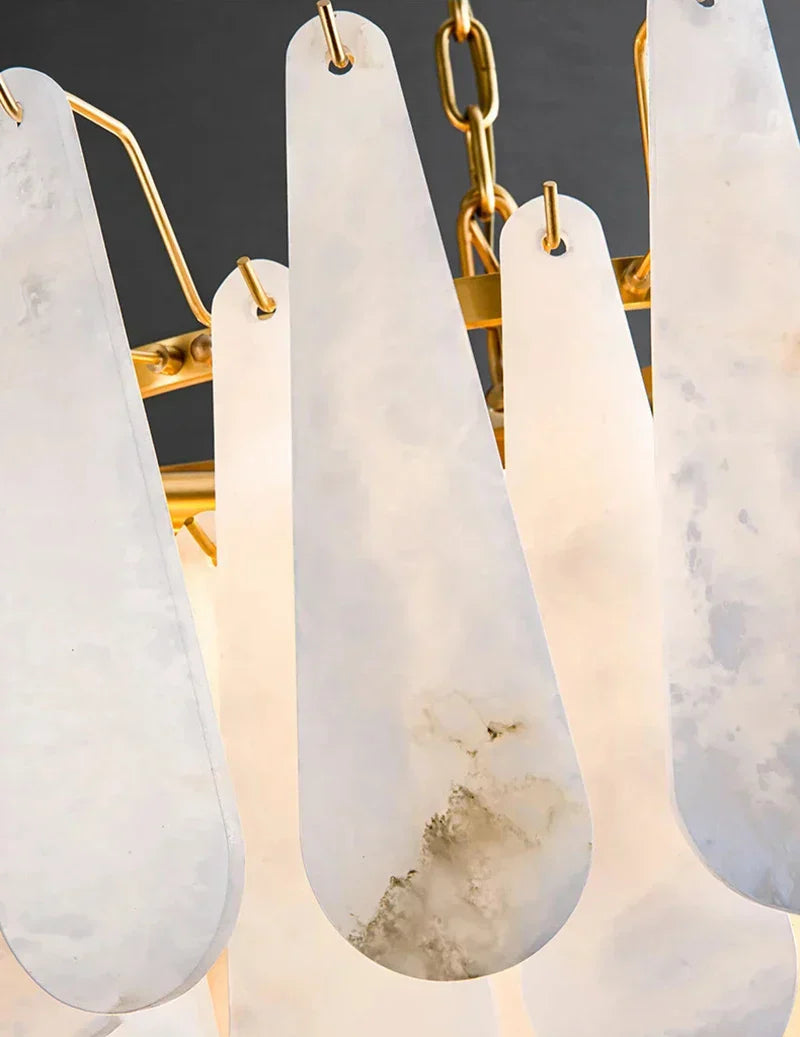 Moonshade Marble Chandelier