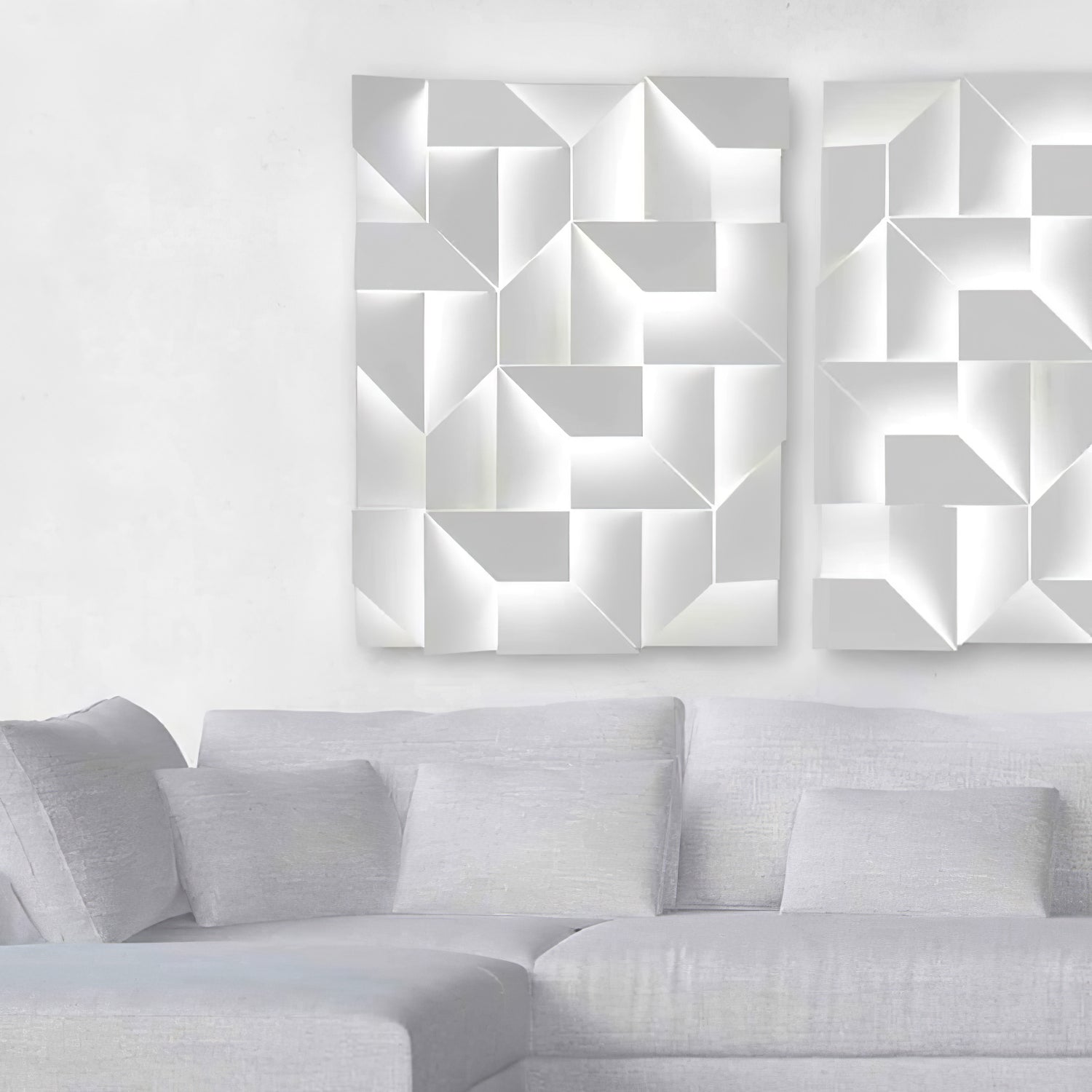 Shadows Grand Wall-mounted Light Wall Light - L 15cm x H 45cm Metal, Hardwired Wall Sconce, detail 114