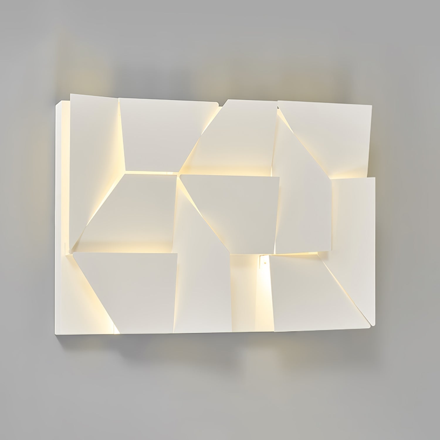 Shadows Grand Wall-mounted Light Wall Light - L 23.6 x W 23.6 Metal, Hardwired Wall Sconce, detail 130