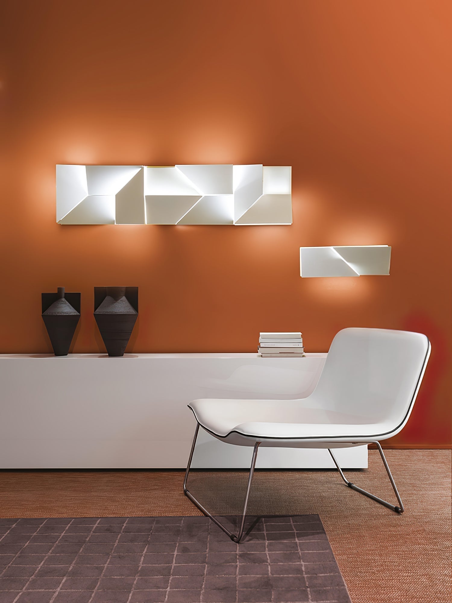 Shadows Grand Wall-mounted Light Wall Light - L 23.6 x W 23.6 Metal, Hardwired Wall Sconce, detail 142