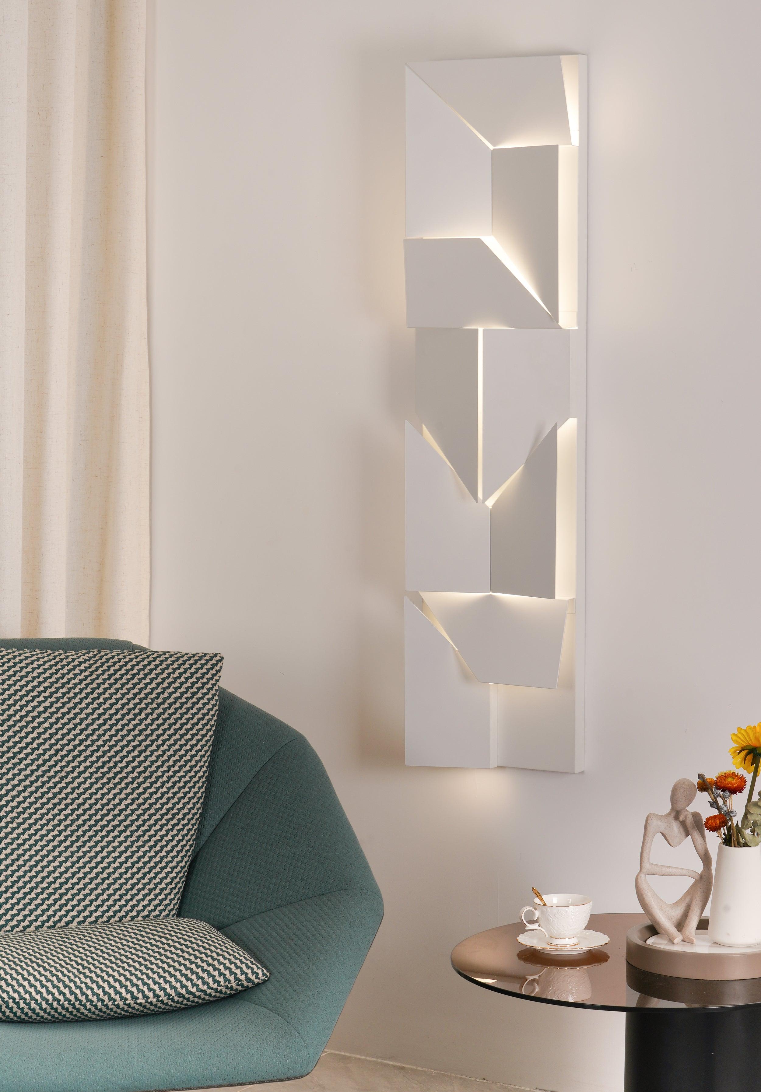 Shadows Grand Wall-mounted Light Wall Light - L 23.6 x W 23.6 Metal, Hardwired Wall Sconce, detail 80