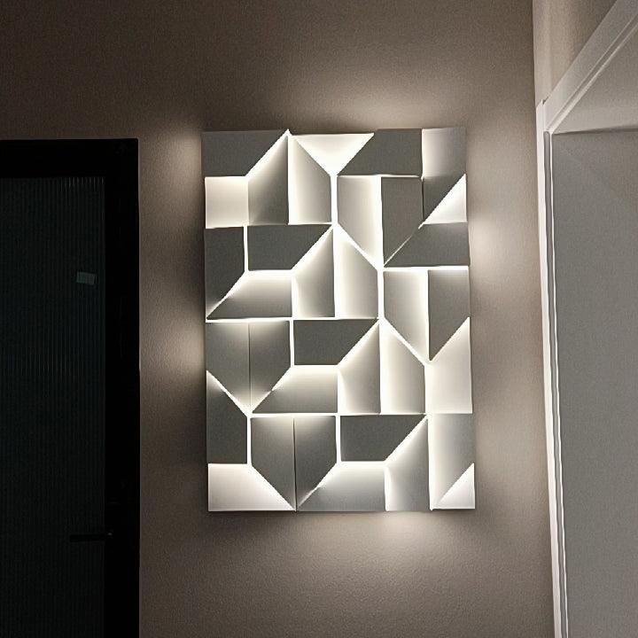 Shadows Grand Wall-mounted Light Wall Light - L 23.6 x W 23.6 Metal, Hardwired Wall Sconce, detail 48