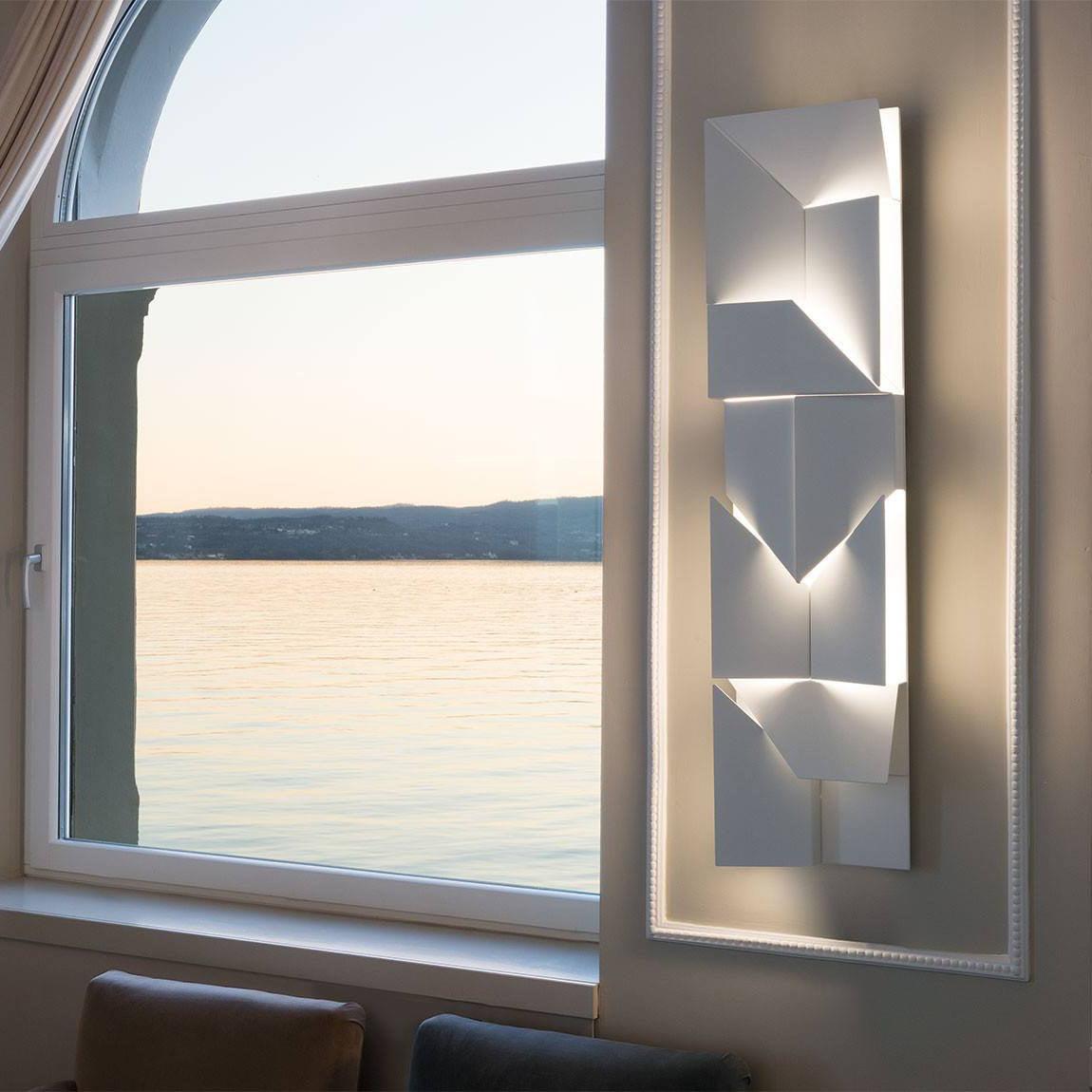 Shadows Grand Wall-mounted Light Wall Light - L 23.6 x W 23.6 Metal, Hardwired Wall Sconce, detail 29