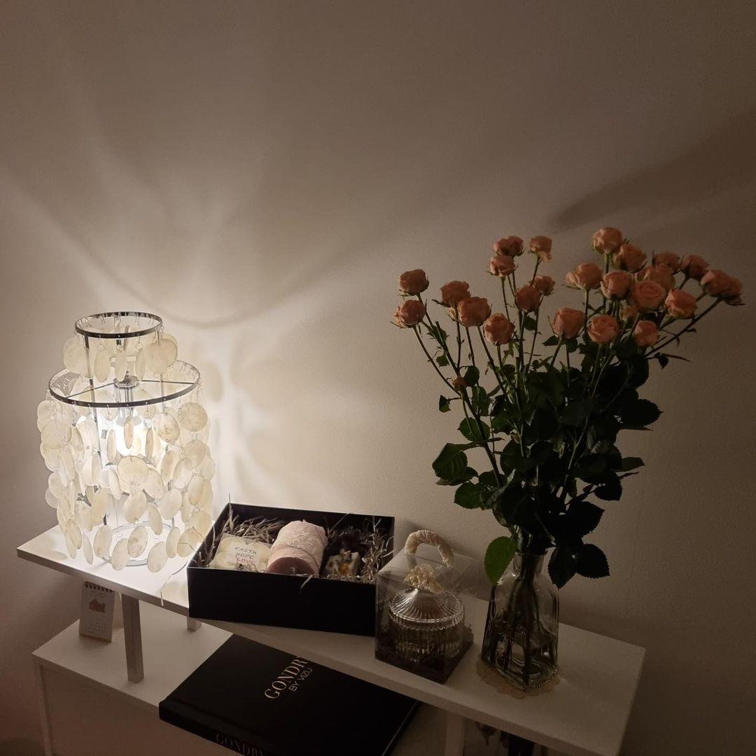 Shell Table Lamp 11.8