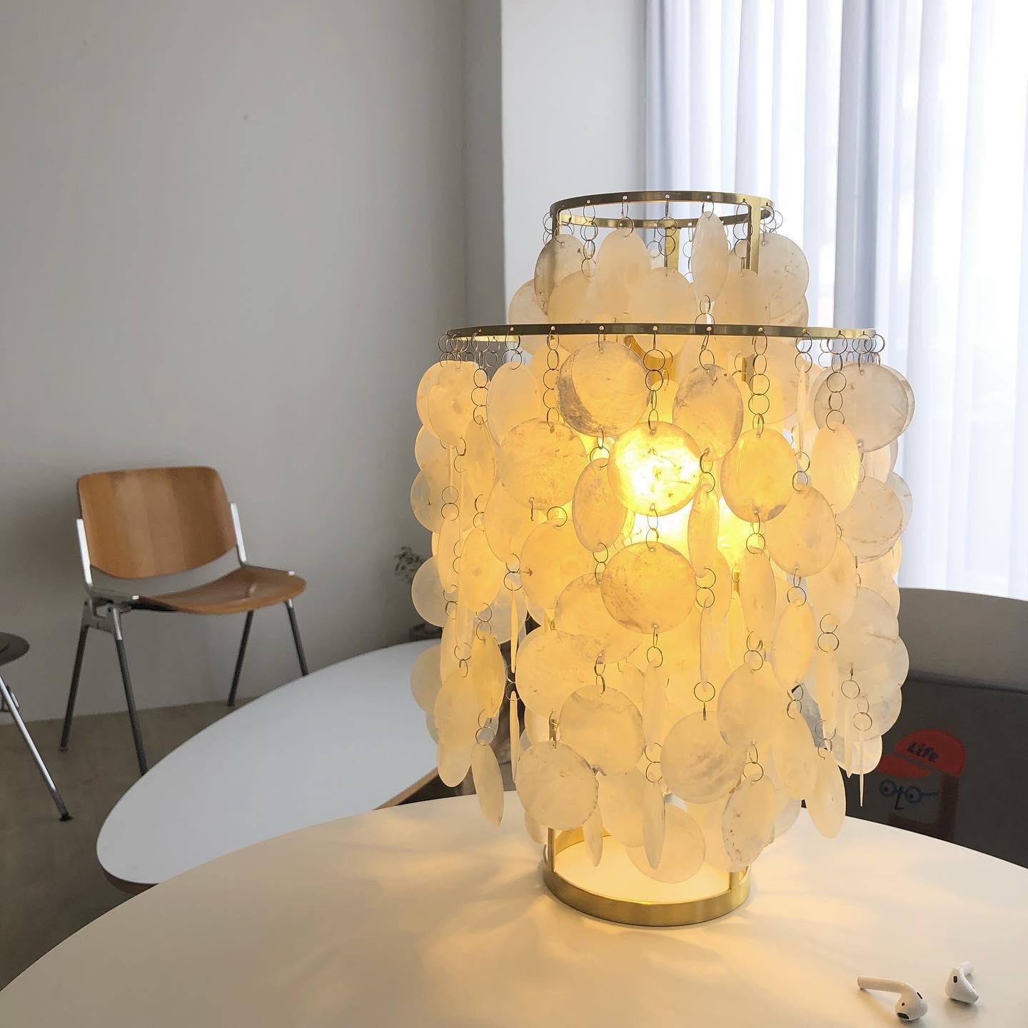Shell Table Lamp 11.8