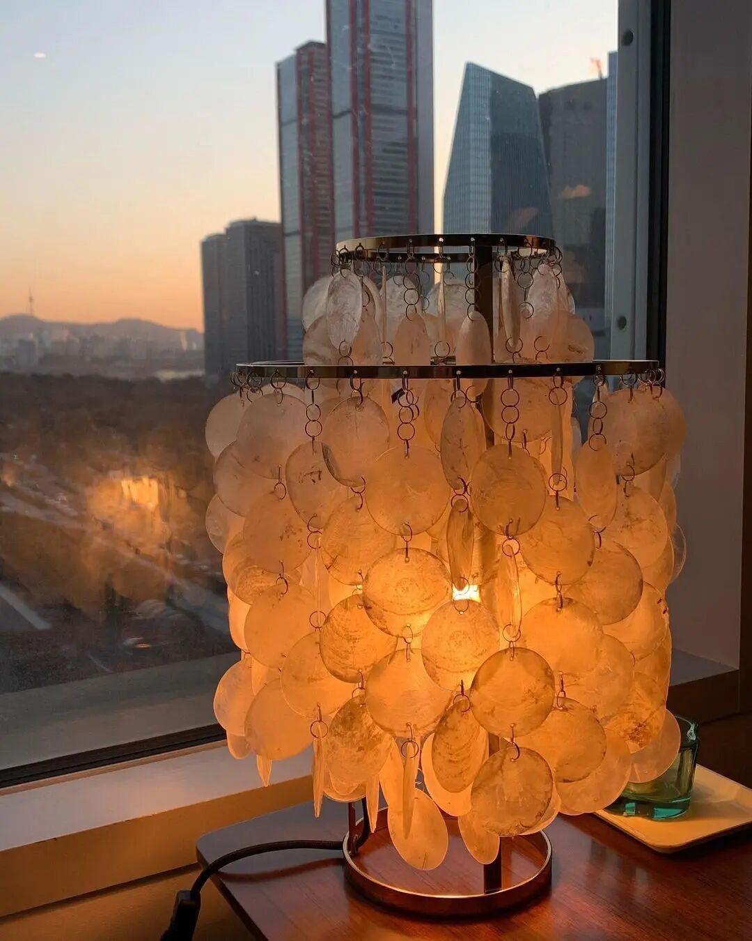 Shell Table Lamp 11.8