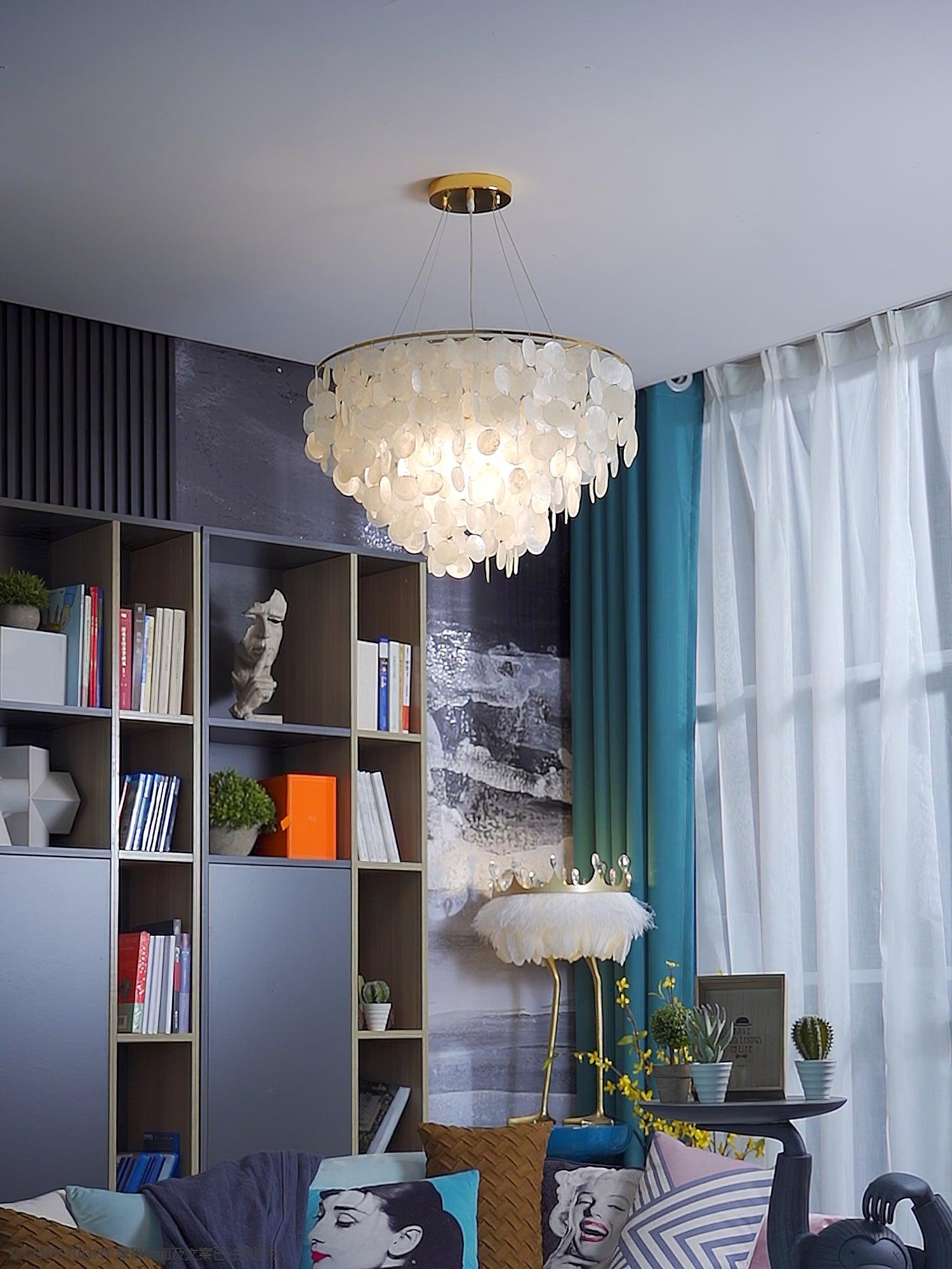 Shell Wind Chime Chandelier