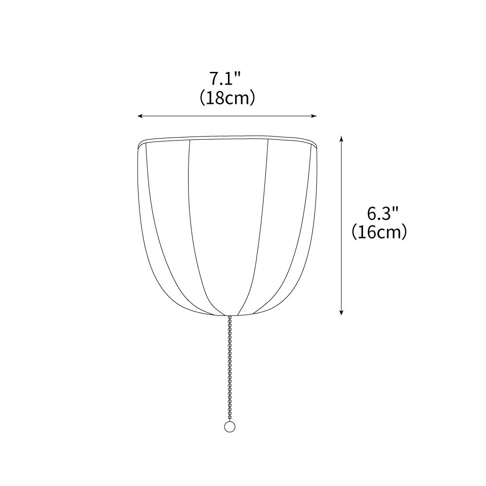 Sienna Linen Wall Sconce 7.1