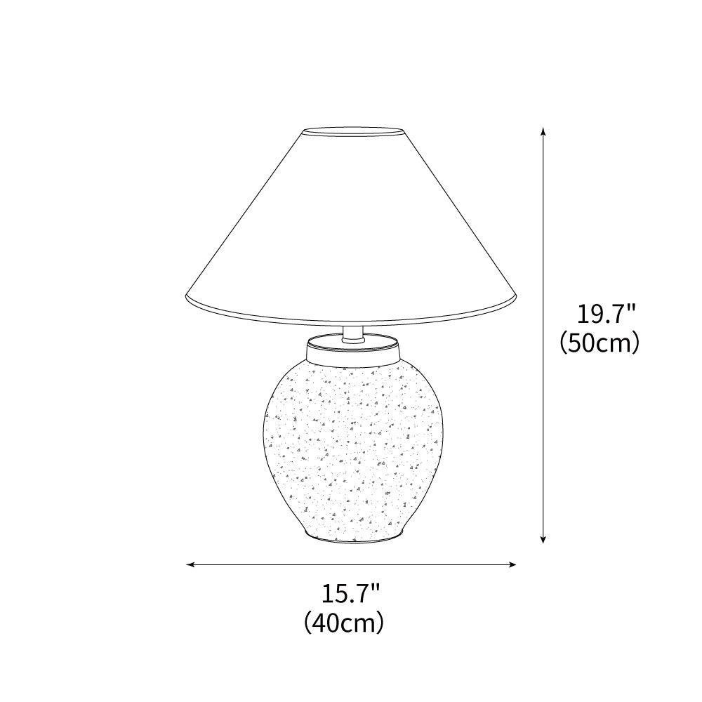 Sierra Clay Table Lamp 15.7