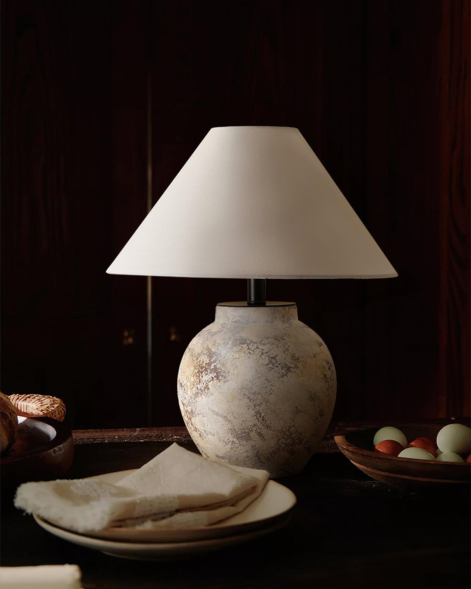 Sierra Clay Table Lamp 15.7