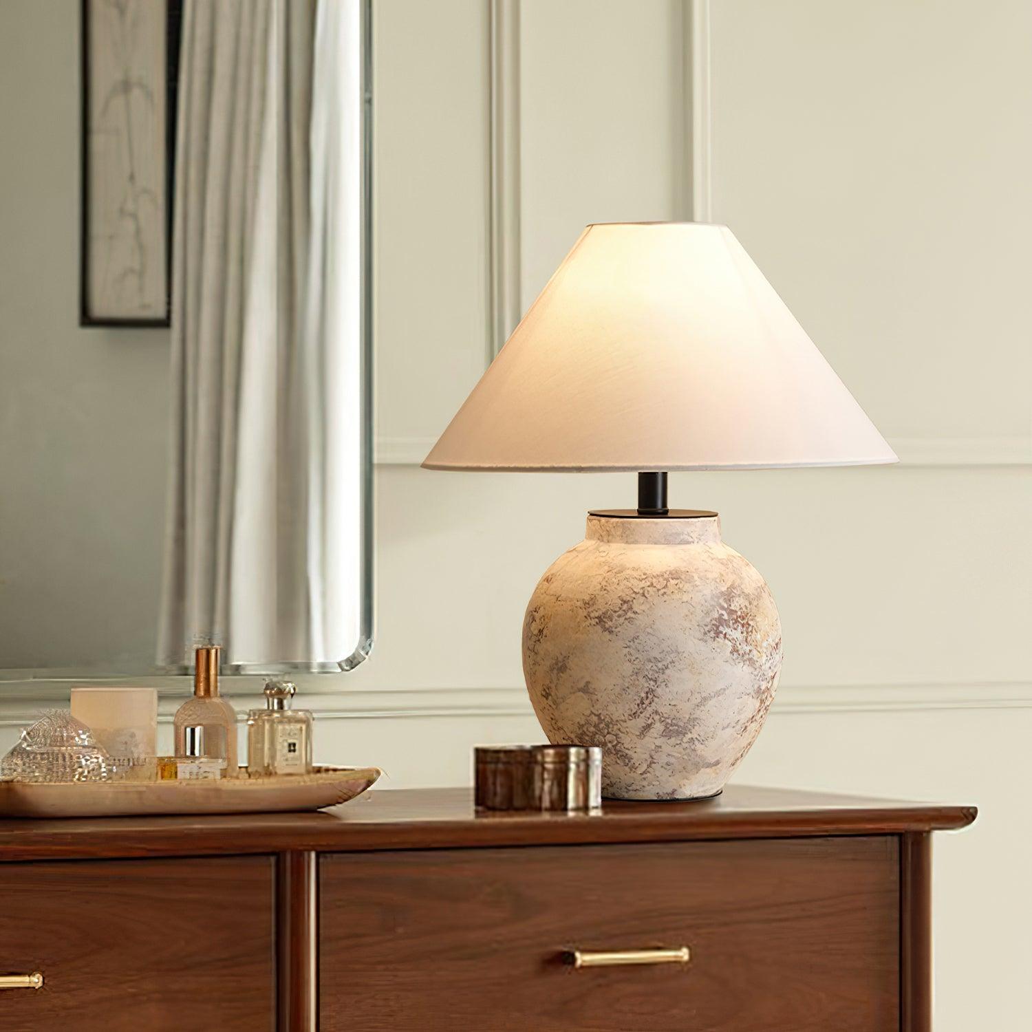 Sierra Clay Table Lamp 15.7